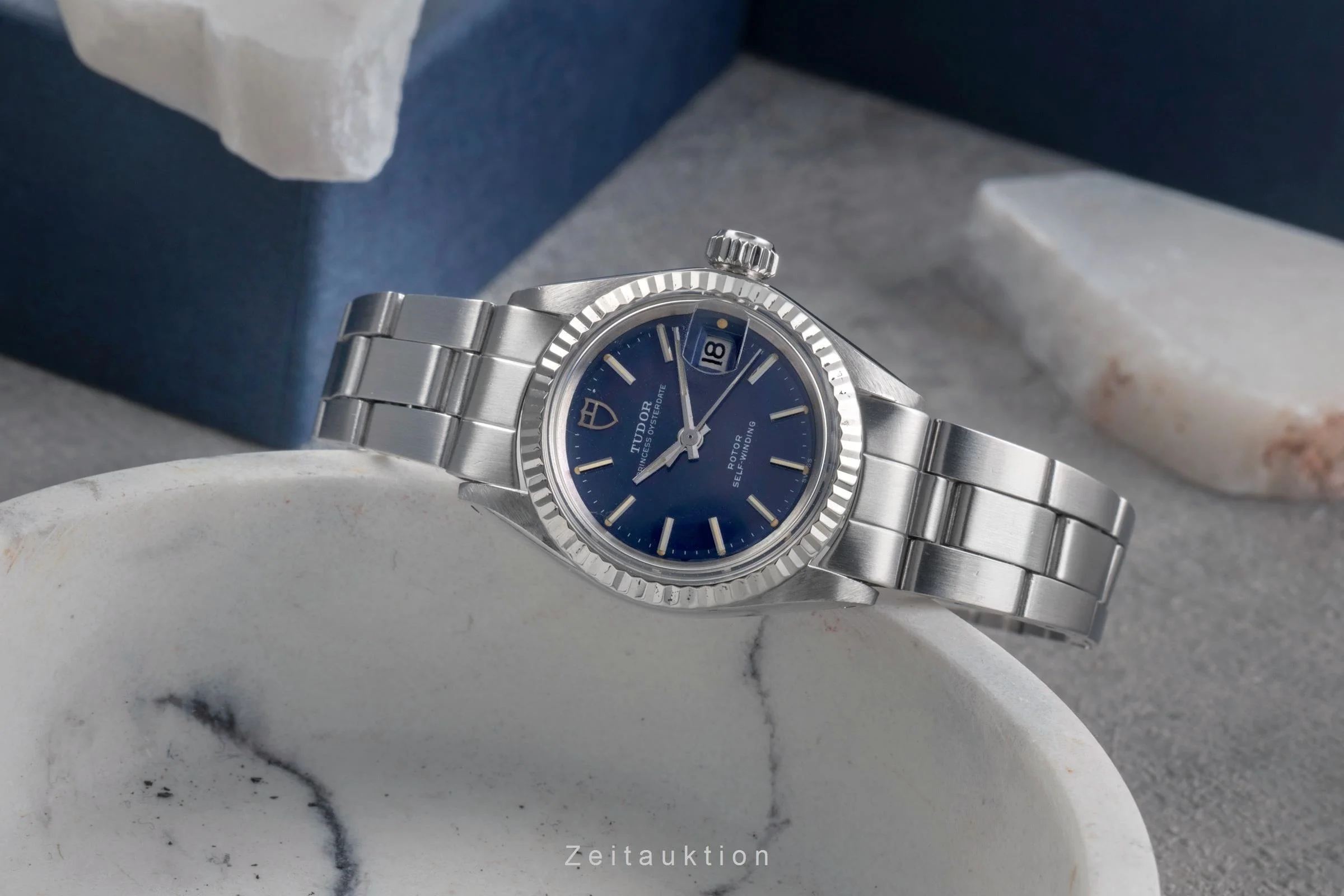 Tudor Oysterdate steel / white gold automatic women's watch 7637/4 Vintage  [2503259] - Image 3