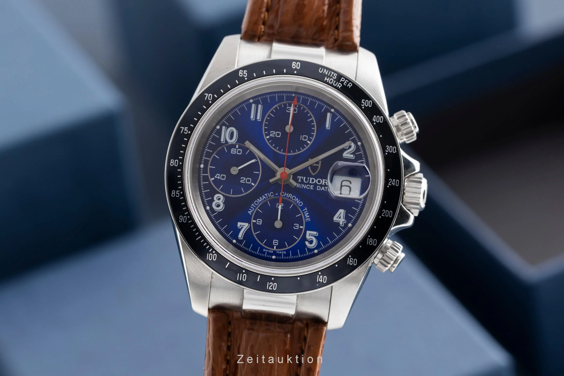 Tudor Prince Date chronograph steel automatic men's watch 79260  [2502464] - Image 2