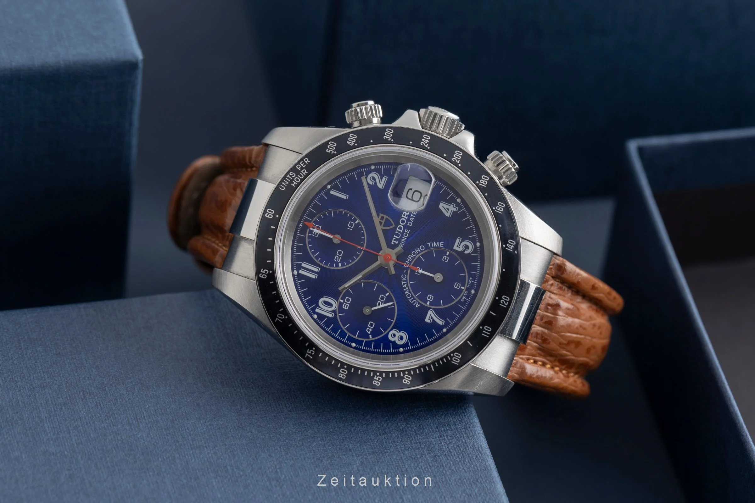 Tudor Prince Date chronograph steel automatic men's watch 79260  [2502464] - Image 3