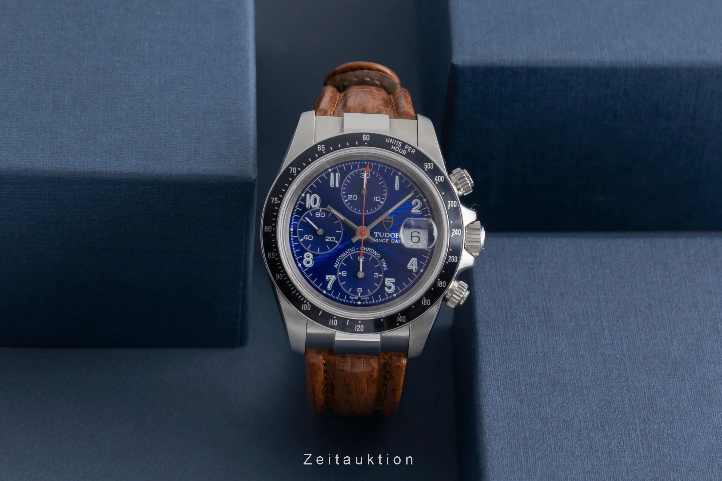 Tudor Prince Date chronograph steel automatic men's watch 79260  [2502464] - Image 4