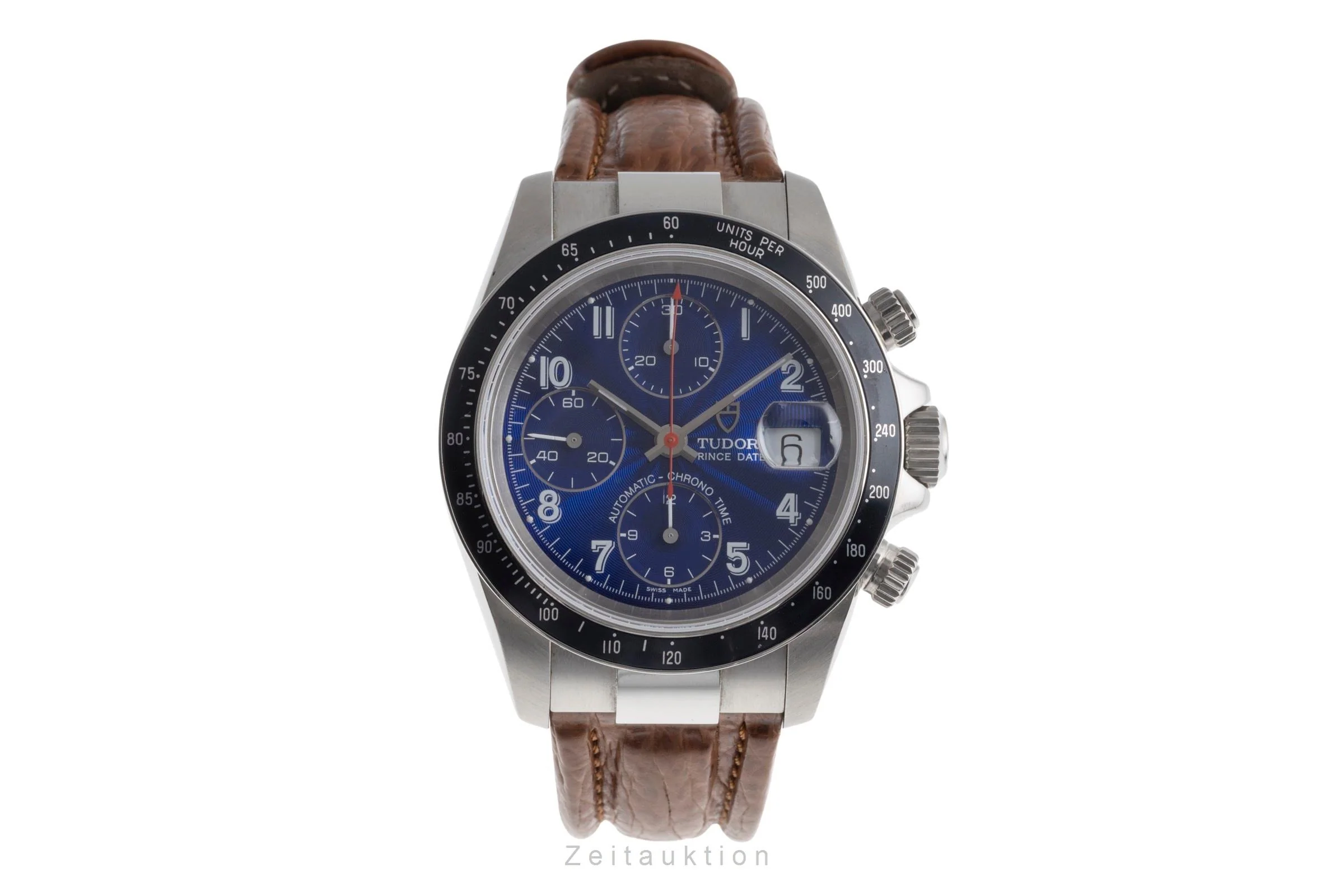 Tudor Prince Date chronograph steel automatic men's watch 79260  [2502464] - Image 5
