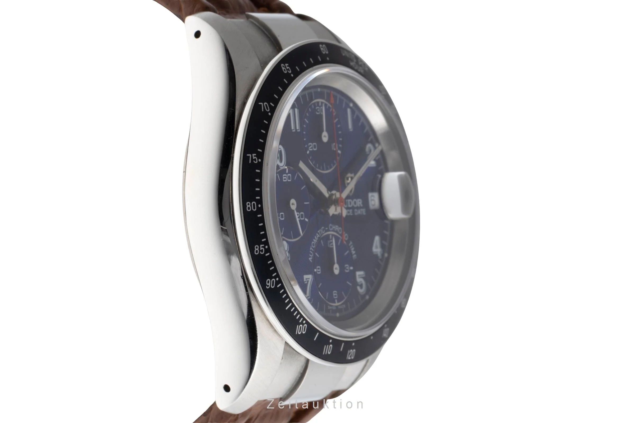 Tudor Prince Date chronograph steel automatic men's watch 79260  [2502464] - Image 8