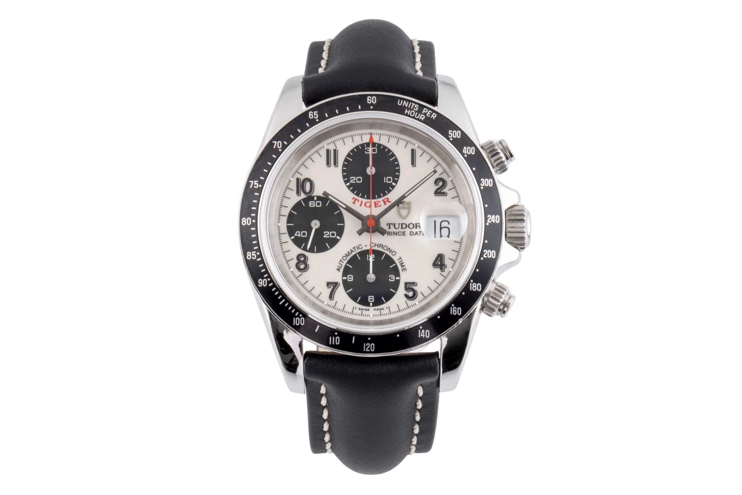 Tudor Prince Date chronograph steel automatic men's watch 79260P  [2500306] - Image 5