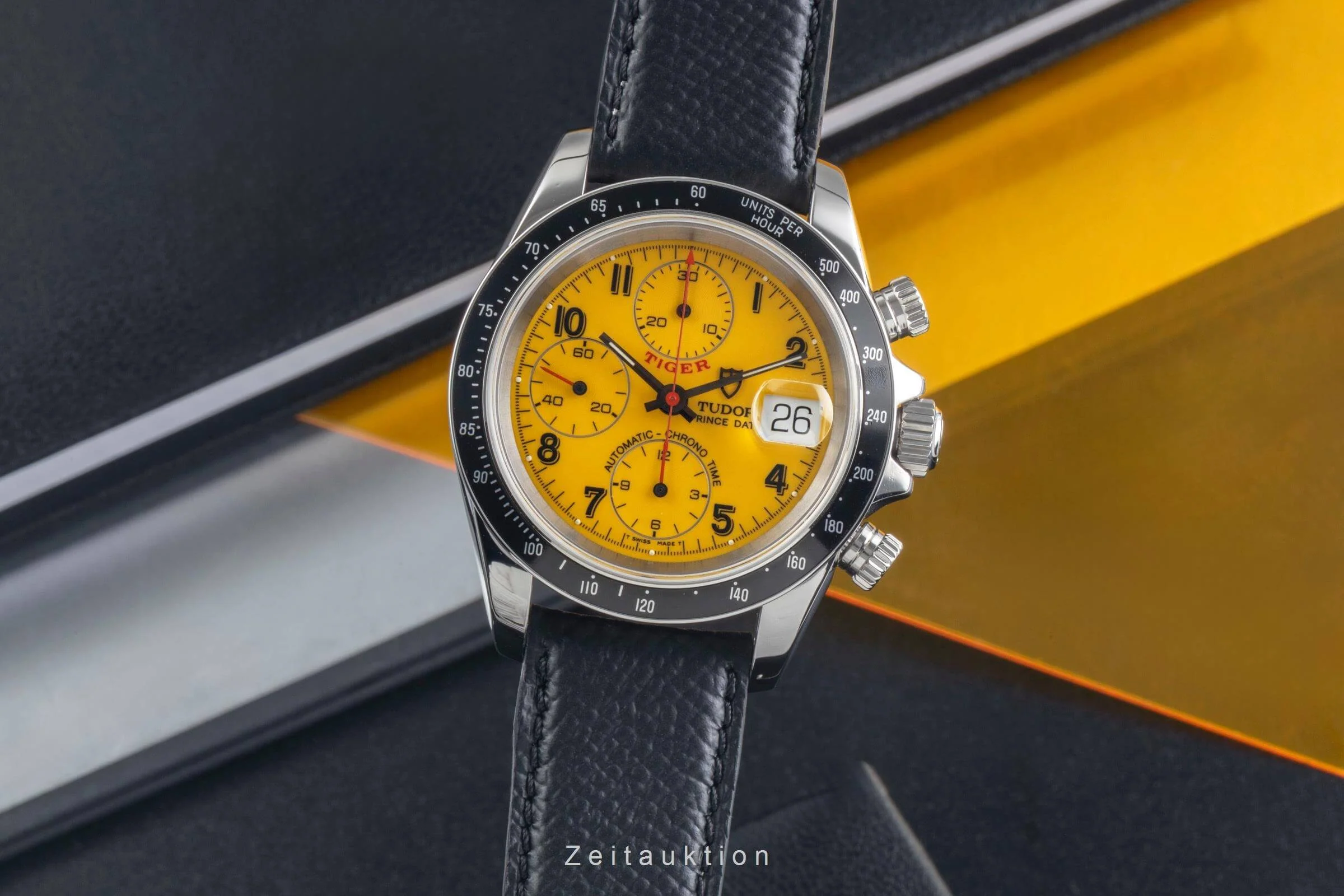 Tudor Prince Date chronograph steel automatic men's watch 79260P  [2500548] - Image 2