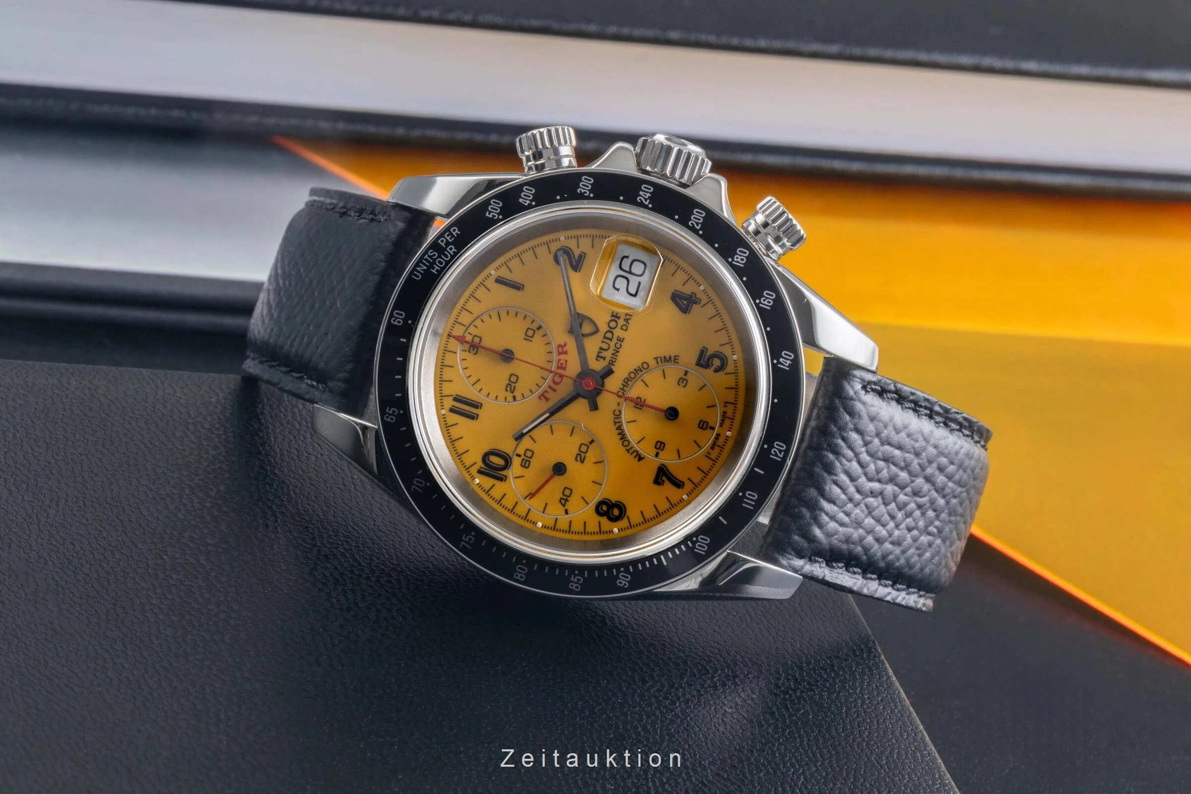 Tudor Prince Date chronograph steel automatic men's watch 79260P  [2500548] - Image 3