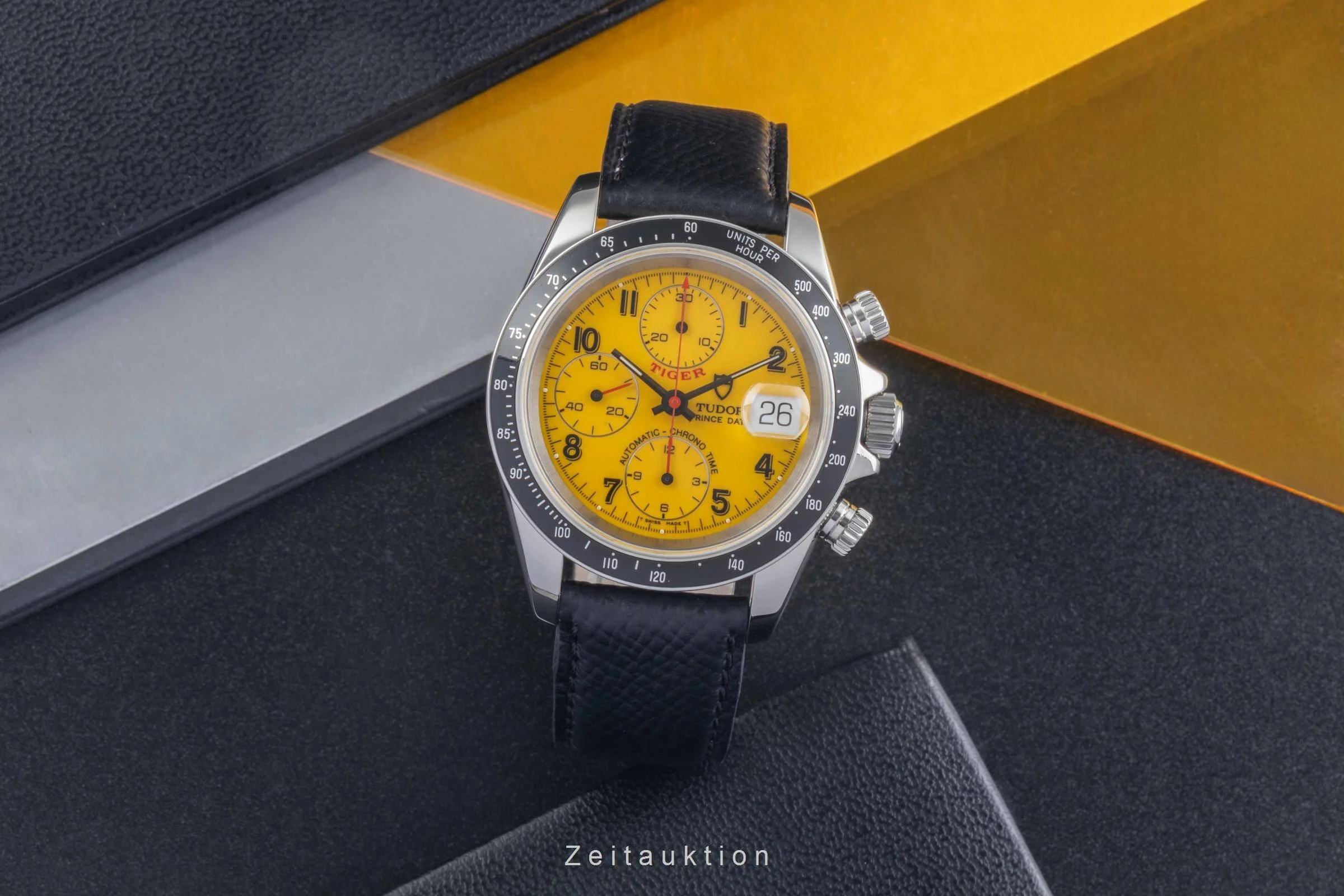 Tudor Prince Date chronograph steel automatic men's watch 79260P  [2500548] - Image 4