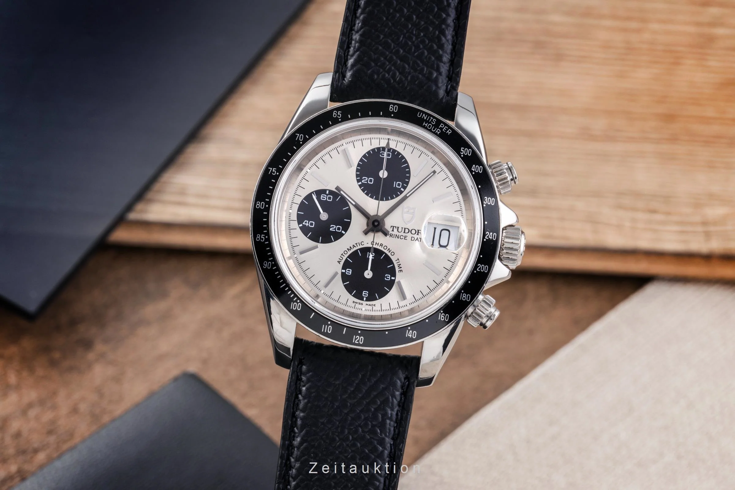 Tudor Prince Date chronograph steel automatic men's watch 79260P  [2504954] - Image 2