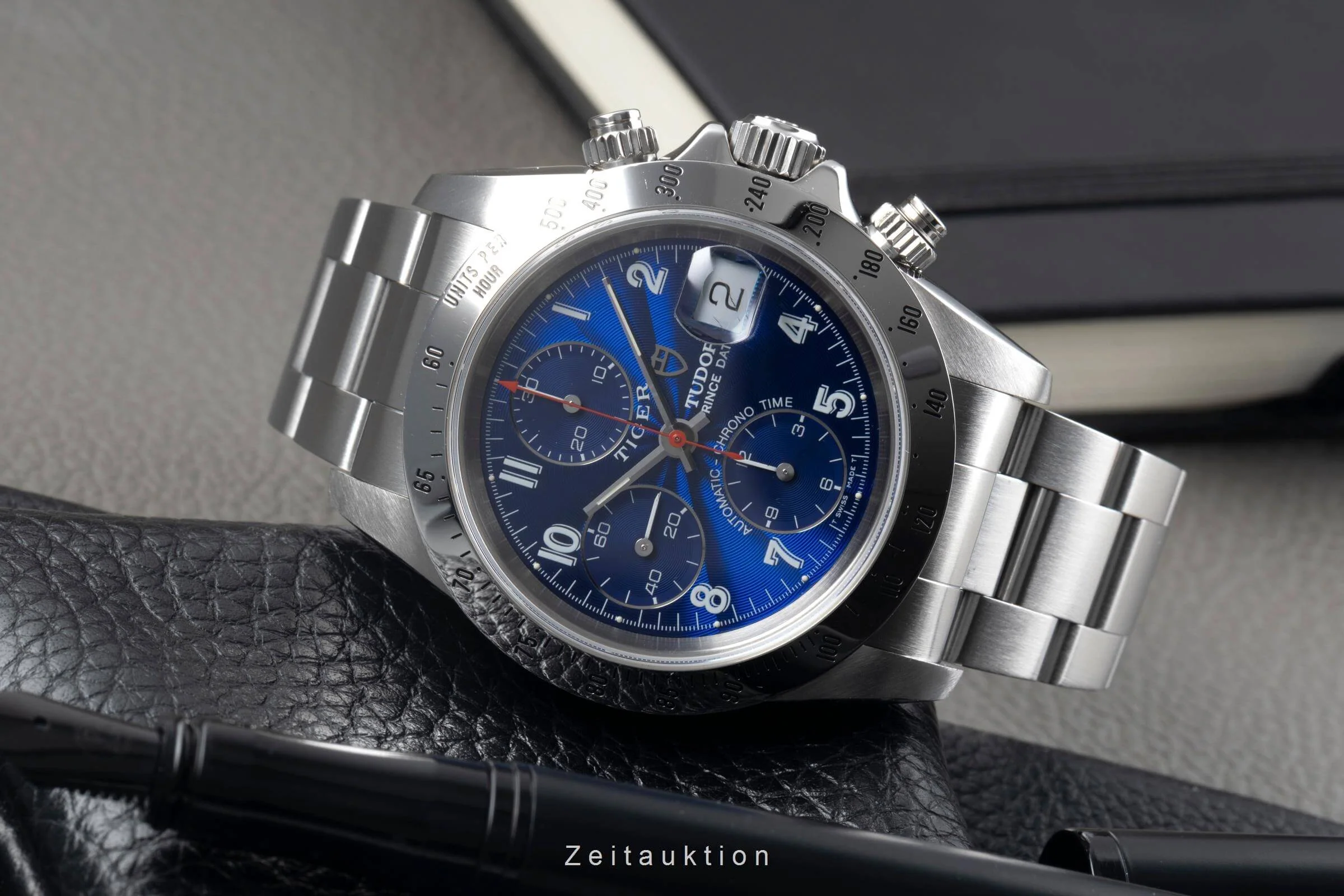 Tudor Prince Date chronograph steel automatic men's watch 79280  [2500107] - Image 3
