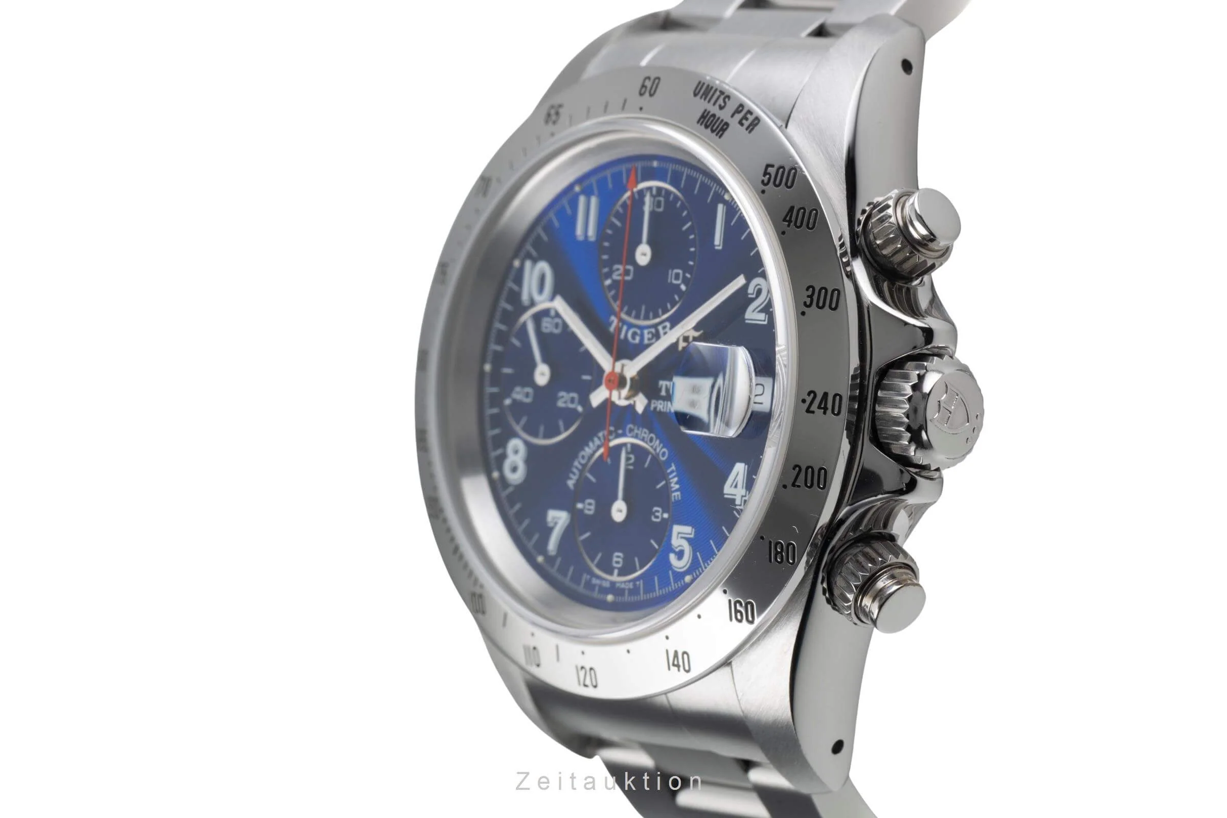 Tudor Prince Date chronograph steel automatic men's watch 79280  [2500107] - Image 7
