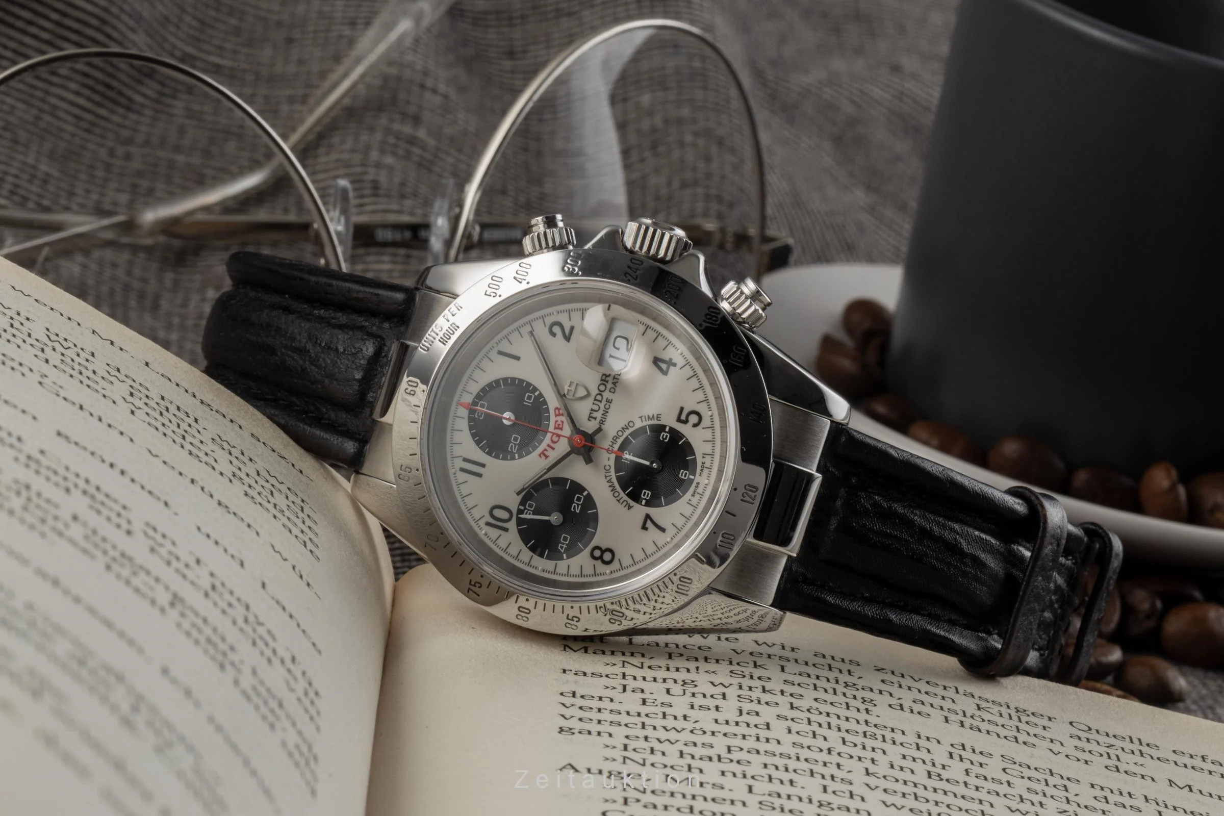 Tudor Prince Date chronograph steel automatic men's watch 79280P  [2300013] - Image 2