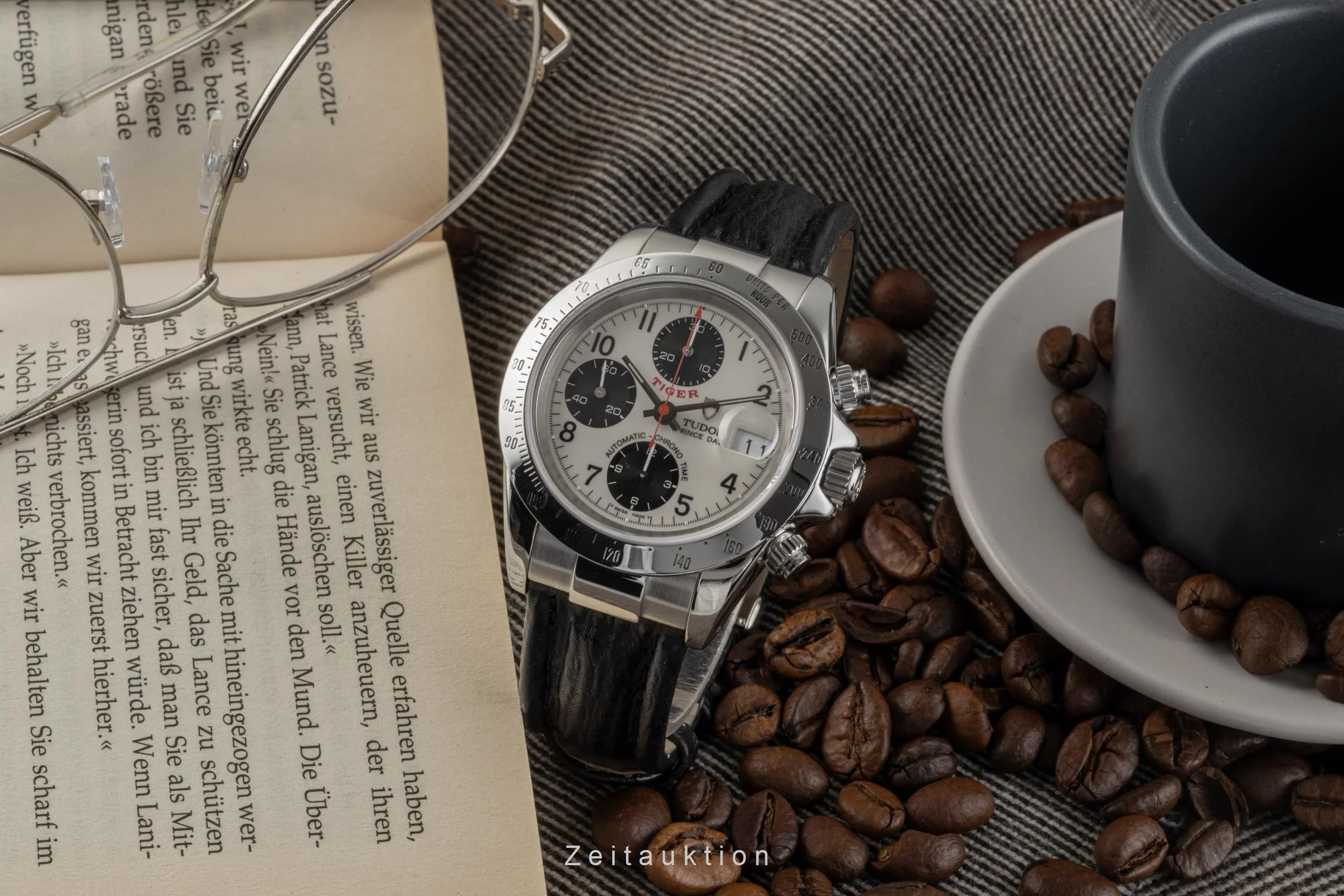 Tudor Prince Date chronograph steel automatic men's watch 79280P  [2300013] - Image 3