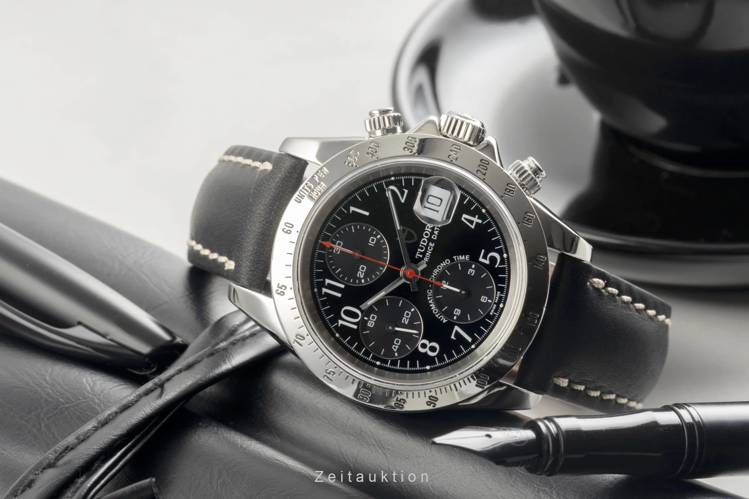 Tudor Prince Date chronograph steel automatic men's watch 79280P  [2503540] - Image 3