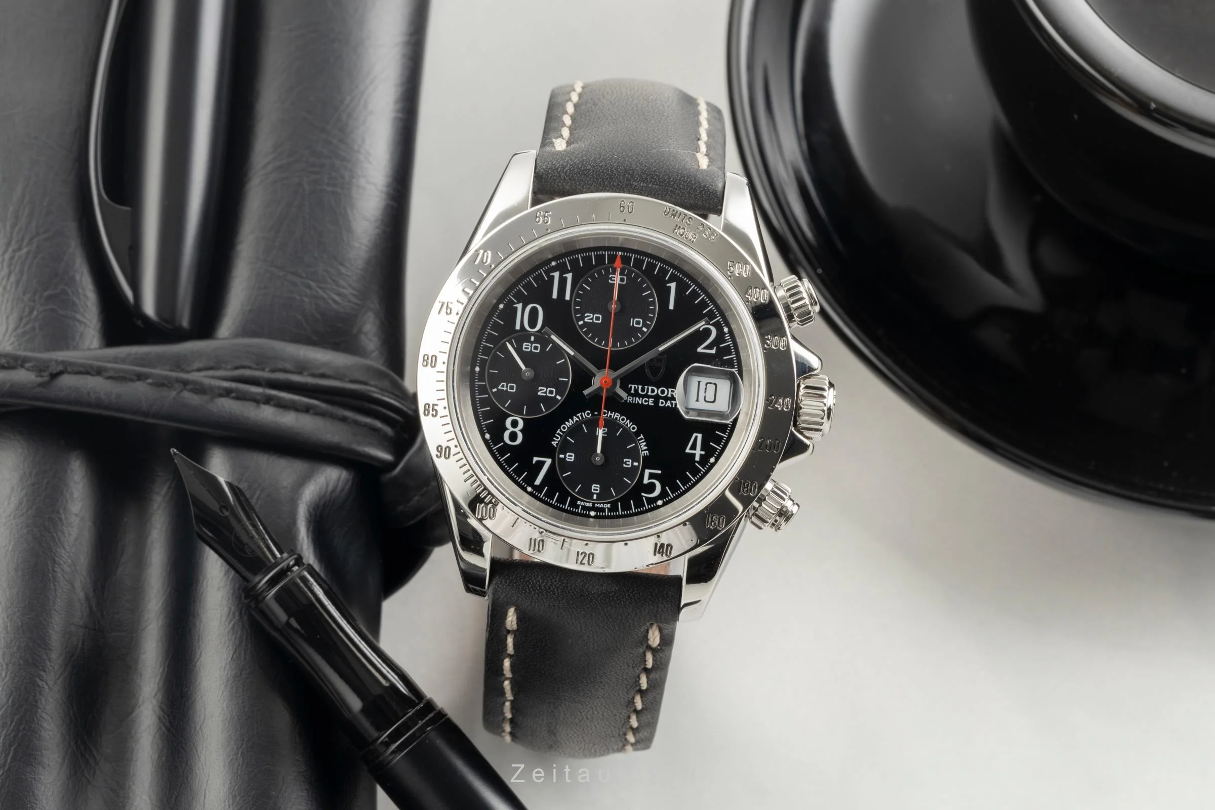 Tudor Prince Date chronograph steel automatic men's watch 79280P  [2503540] - Image 4