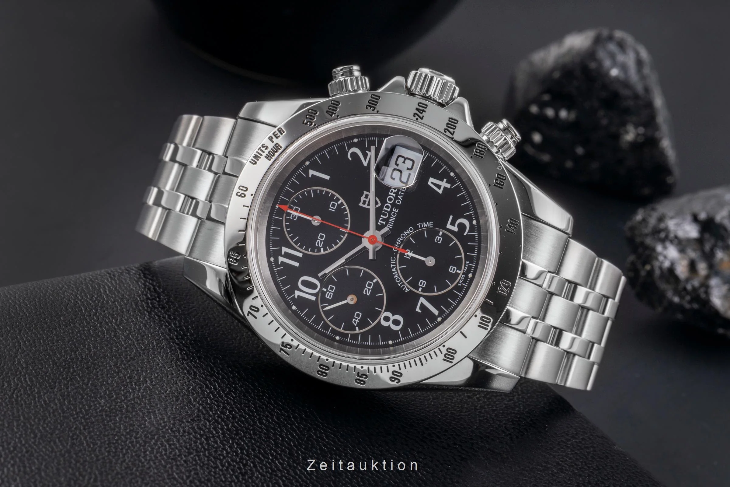 Tudor Prince Date chronograph steel automatic men's watch 79280P  [2504751] - Image 3
