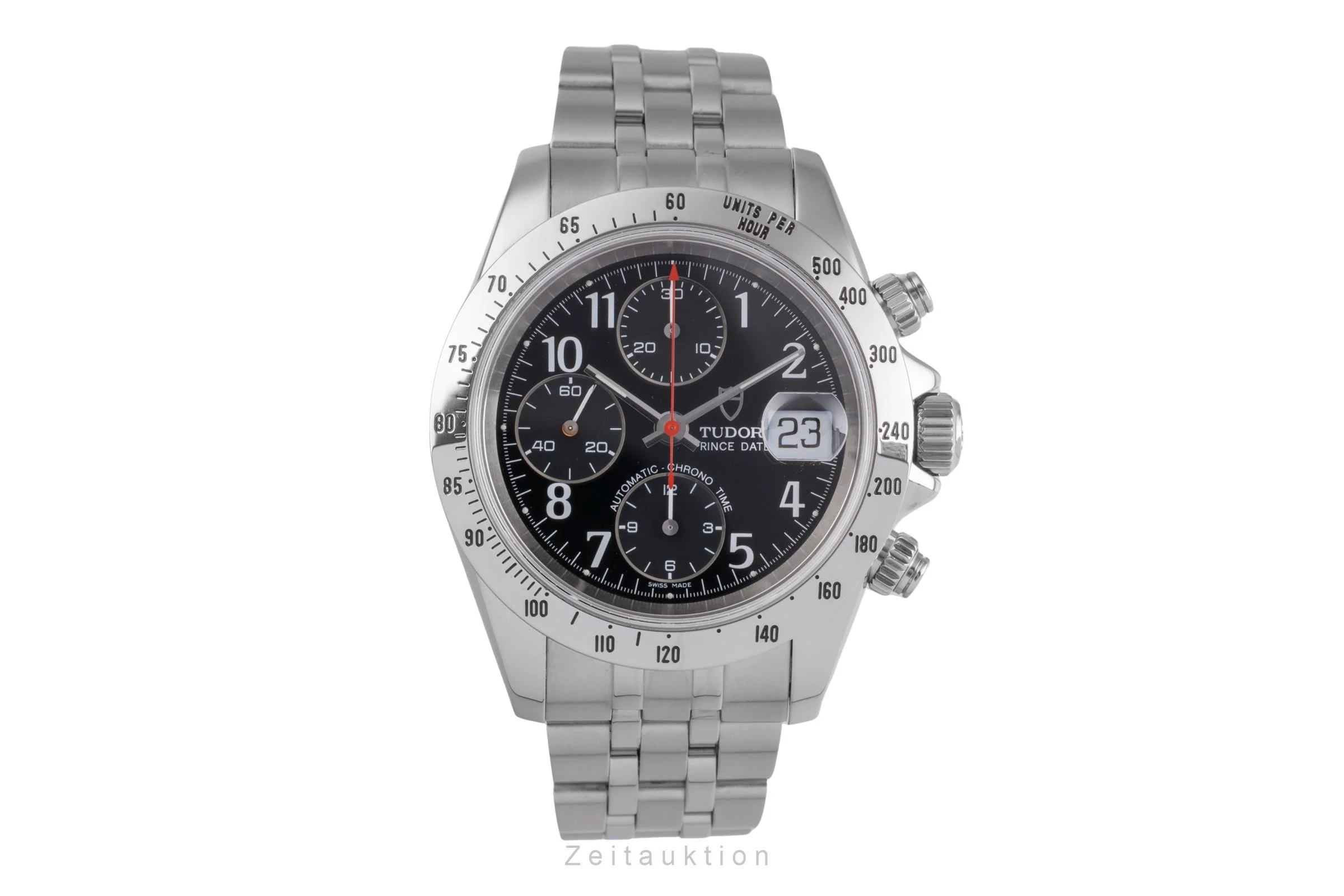 Tudor Prince Date chronograph steel automatic men's watch 79280P  [2504751] - Image 5