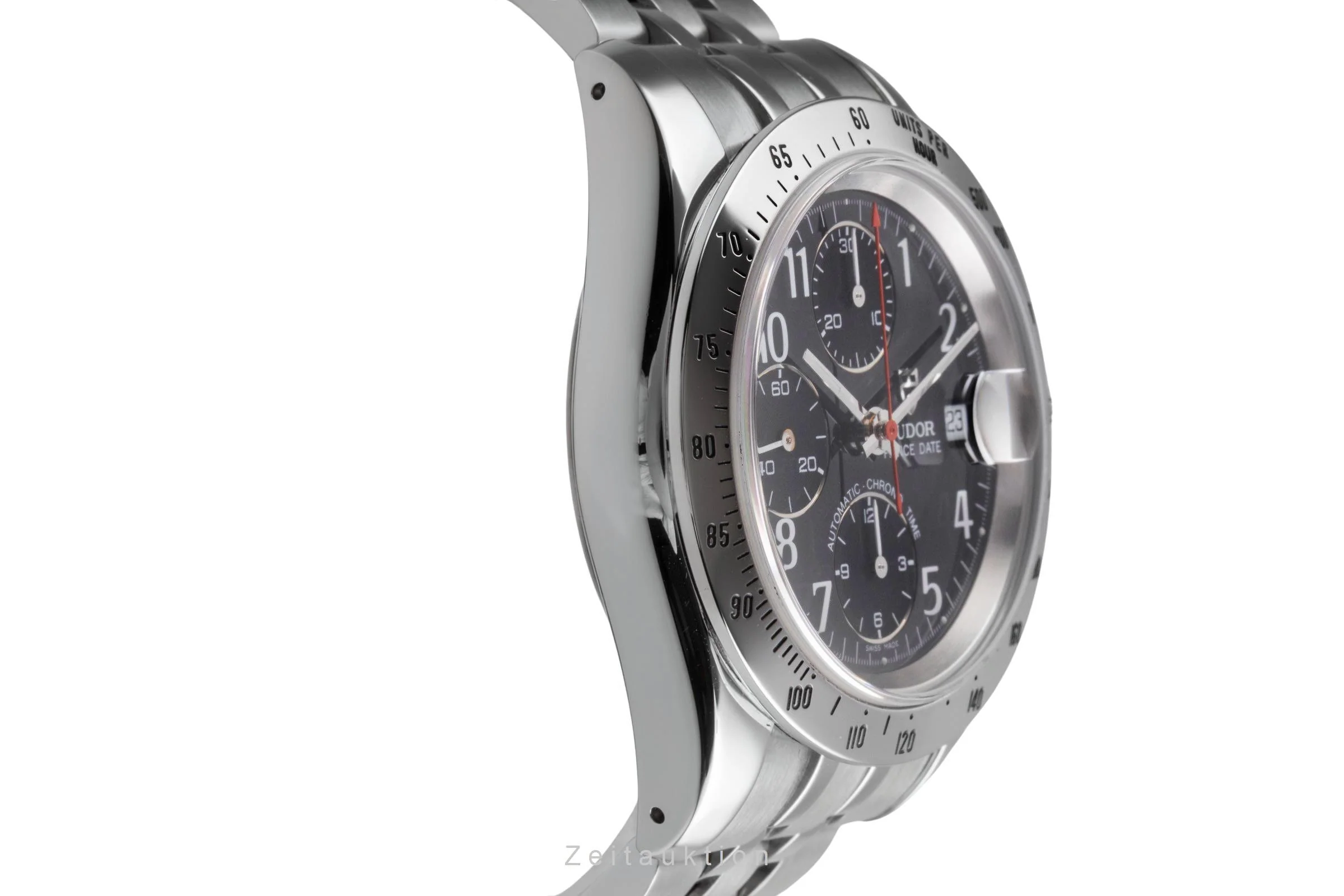 Tudor Prince Date chronograph steel automatic men's watch 79280P  [2504751] - Image 8