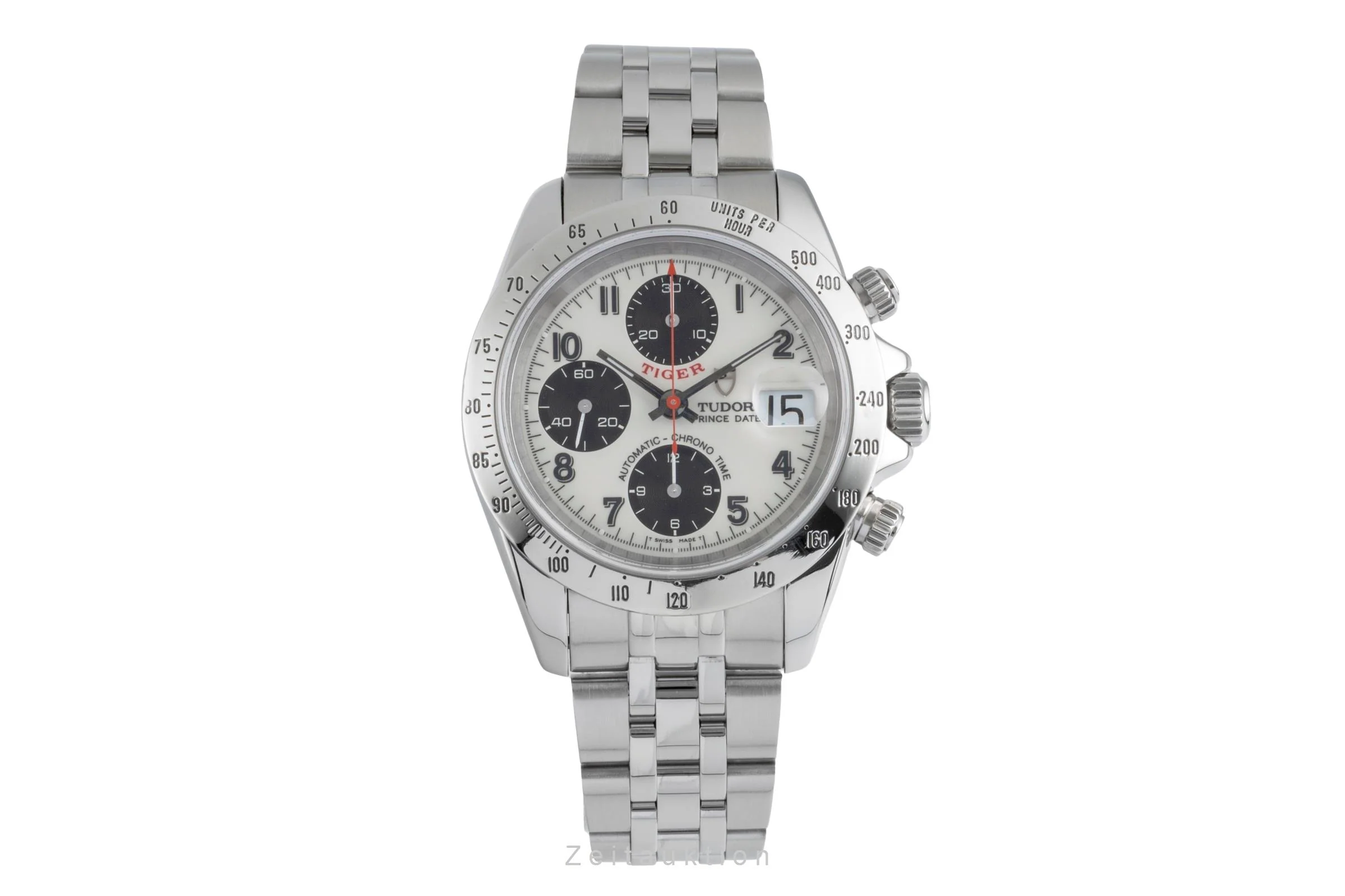 Tudor Prince Date chronograph steel automatic men's watch 79280P  [2505678] - Image 5