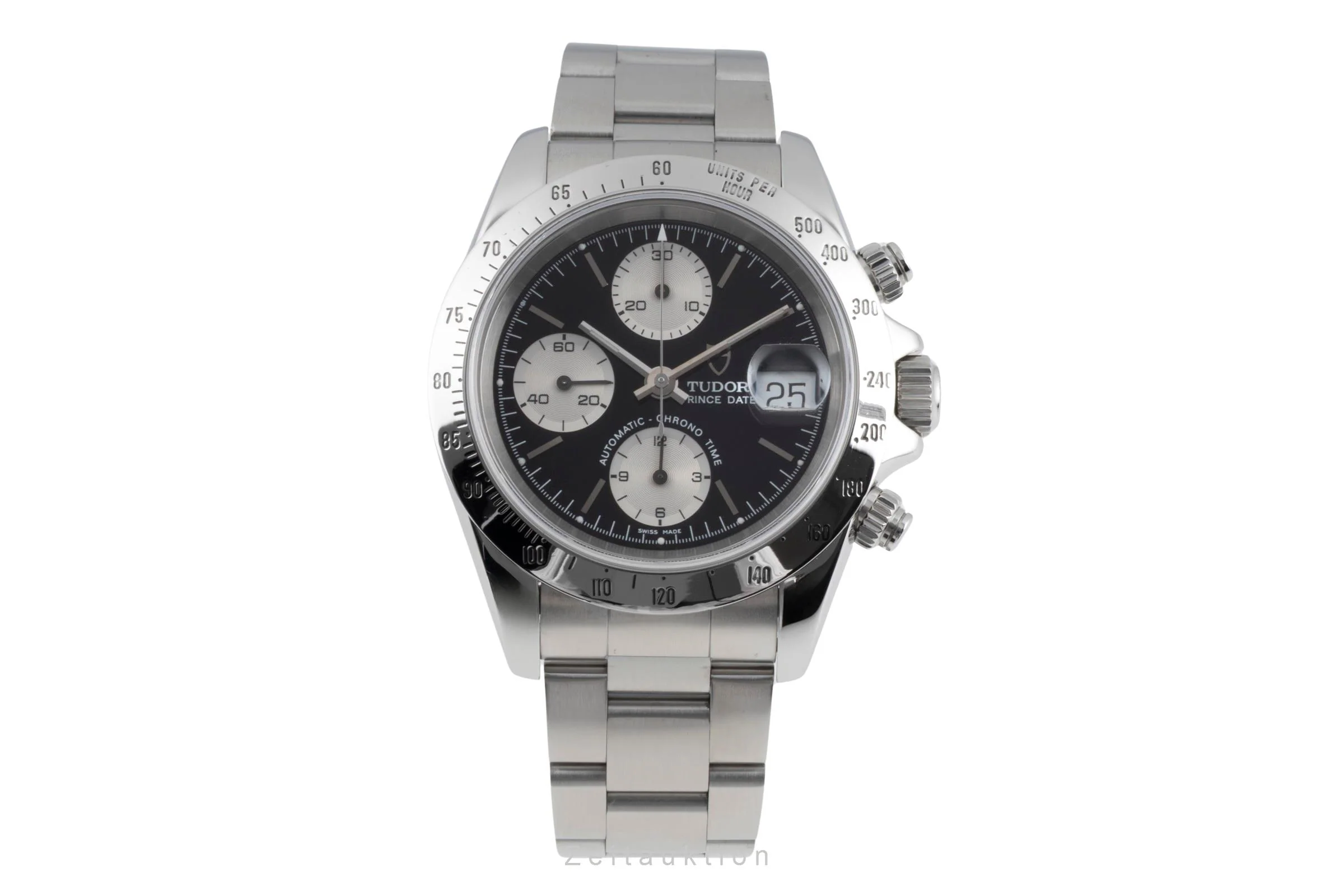 Tudor Prince Date chronograph steel automatic men's watch 79280P  [2600929] - Image 5