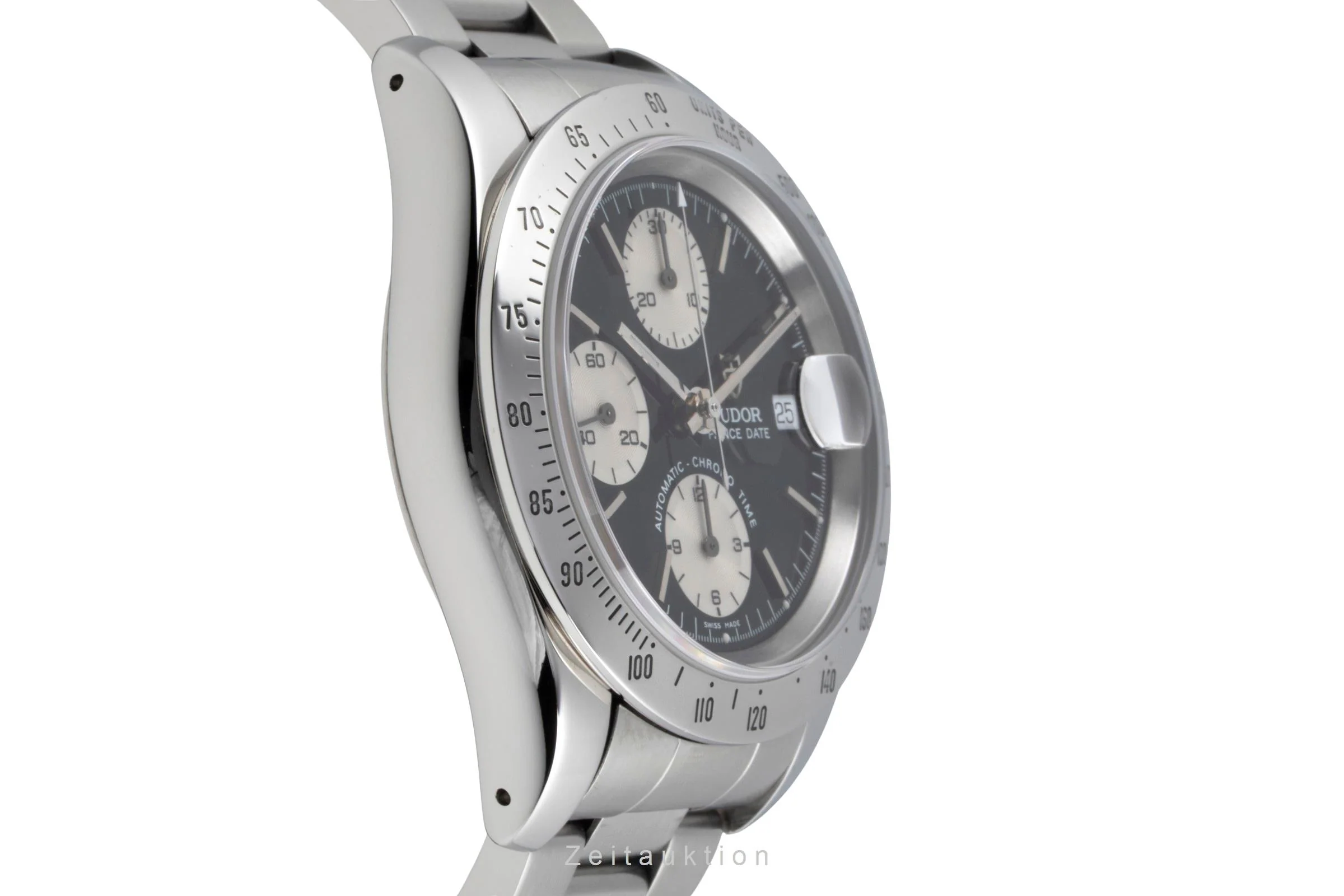 Tudor Prince Date chronograph steel automatic men's watch 79280P  [2600929] - Image 8