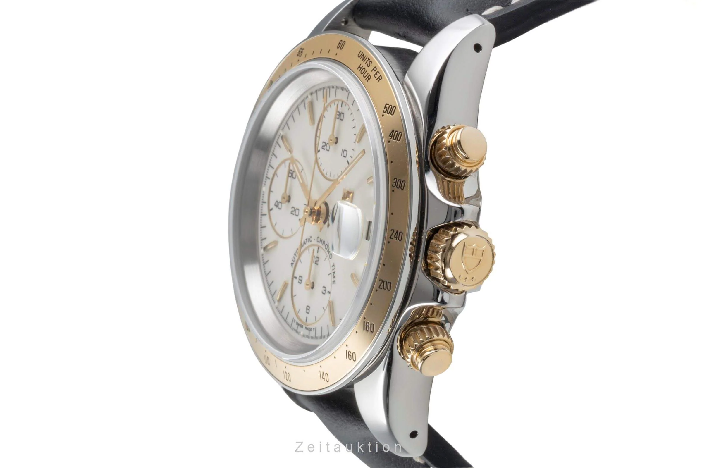 Tudor Prince Date chronograph steel / gold automatic men's watch 79263P  [2501075] - Image 7