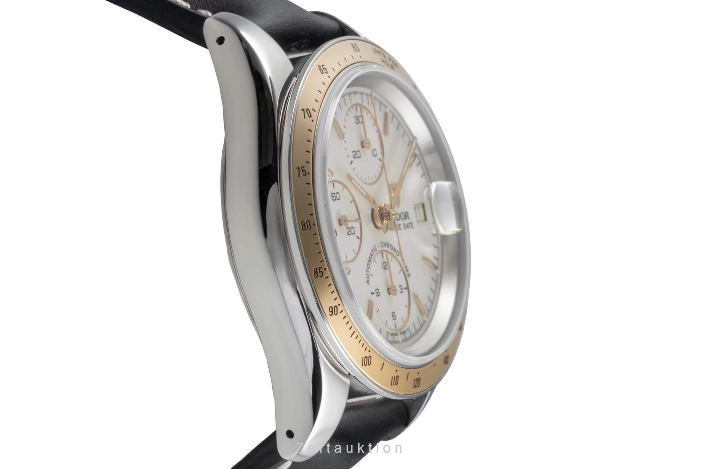 Tudor Prince Date chronograph steel / gold automatic men's watch 79263P  [2501075] - Image 8