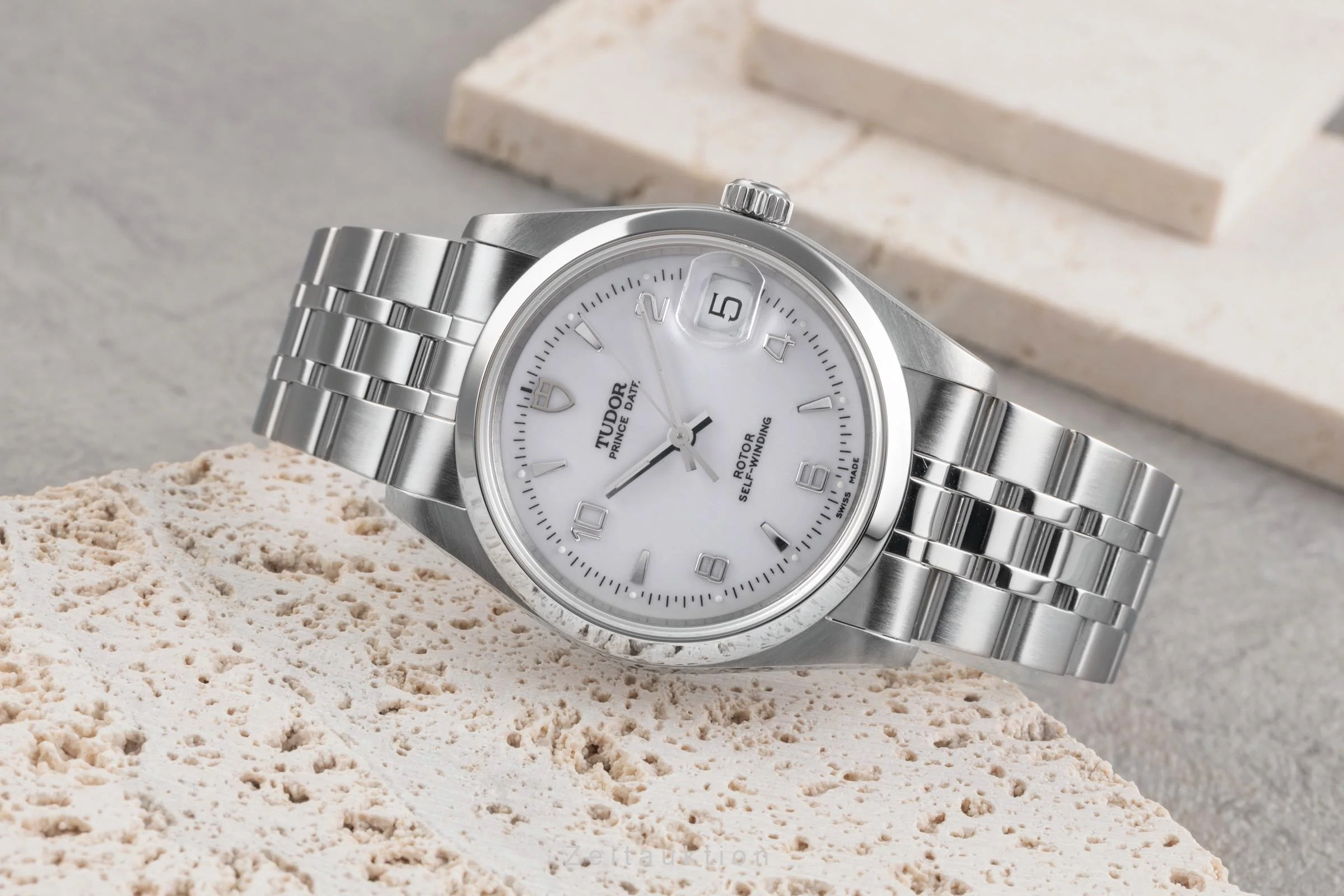 Tudor Prince Date steel automatic men's watch 74000N  [2503784] - Image 3