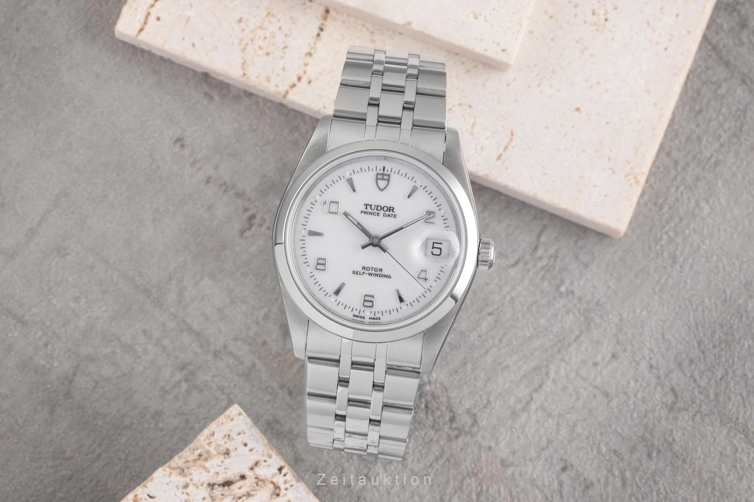 Tudor Prince Date steel automatic men's watch 74000N  [2503784] - Image 4