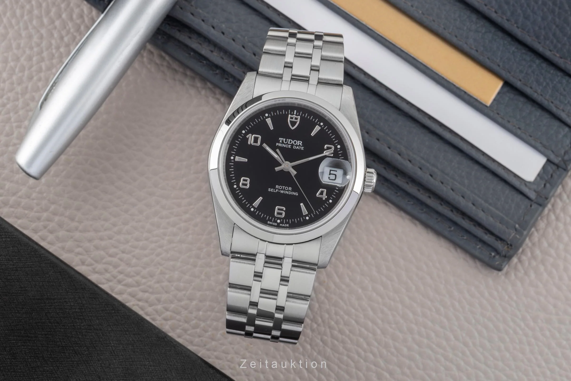 Tudor Prince Date steel automatic men's watch 74000N  [2600423] - Image 4