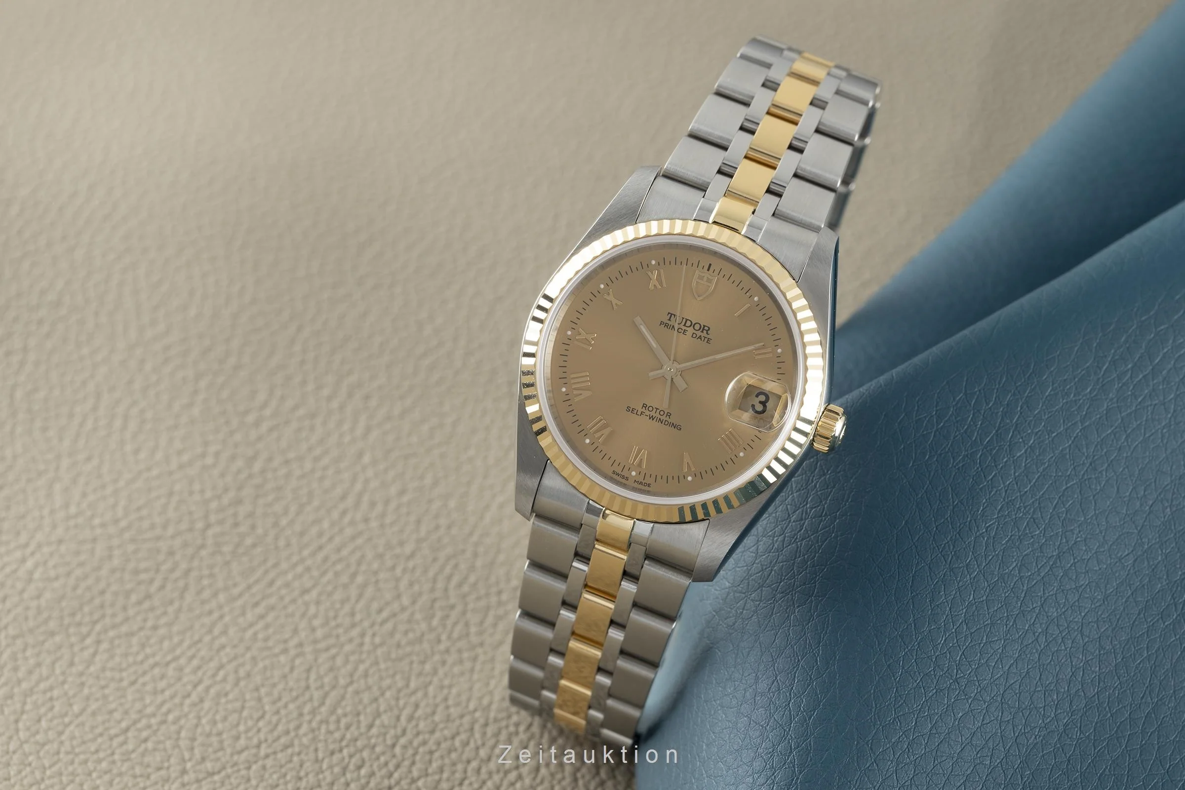 Tudor Prince Date steel / gold automatic men's watch 74033  [2108967] - Image 3