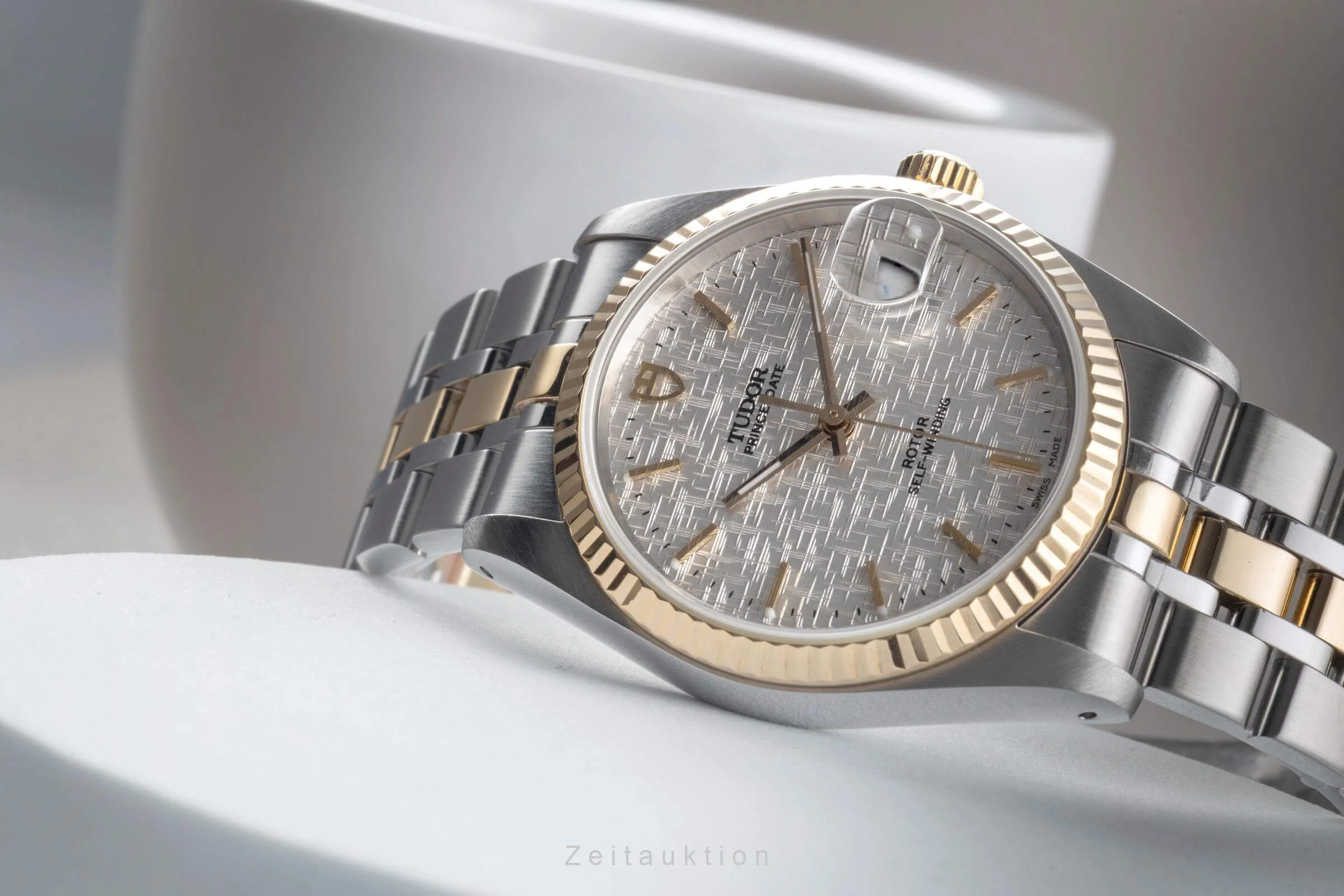 Tudor Prince Date steel / gold automatic men's watch 74033  [2500402] - Image 16
