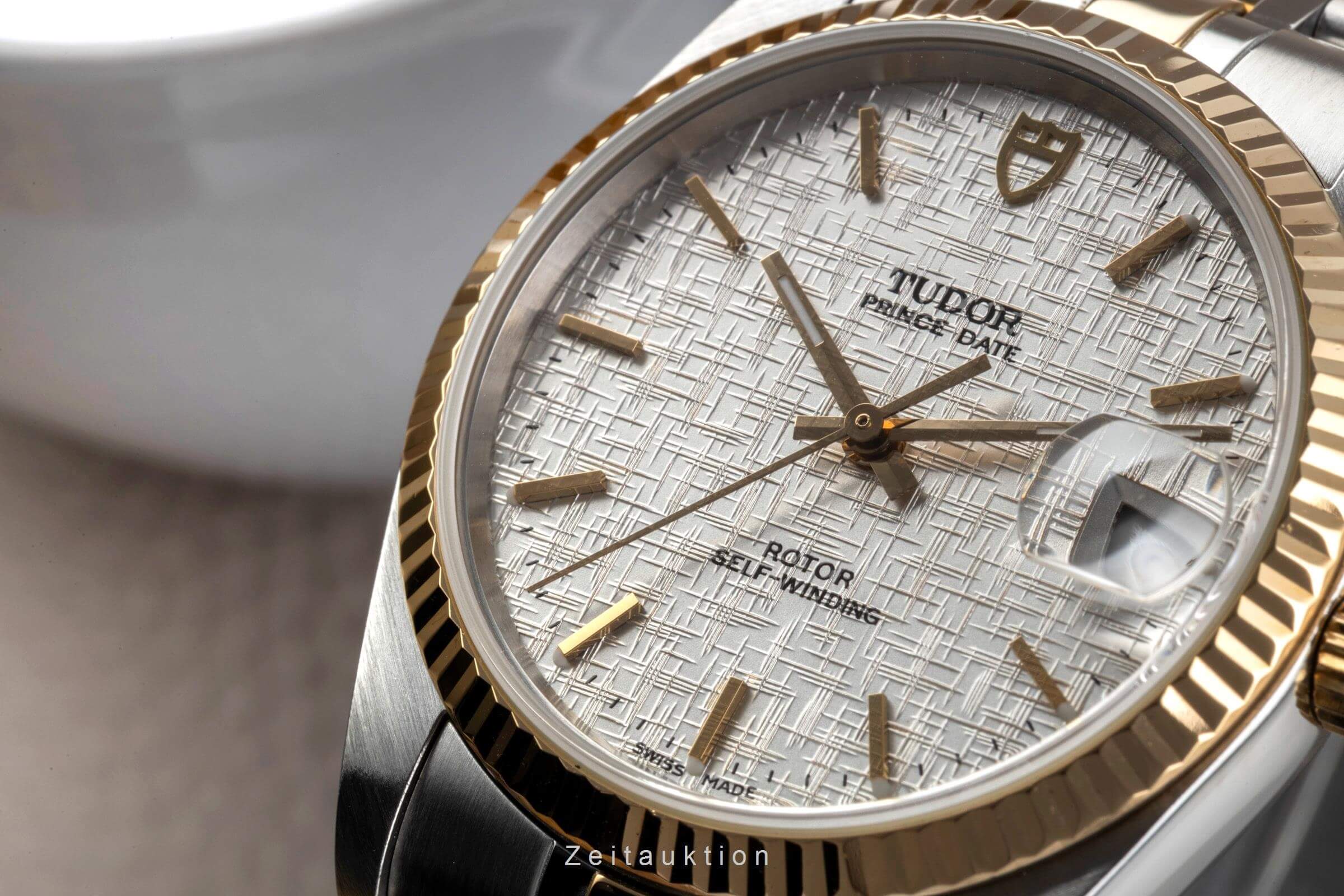 Tudor Prince Date steel / gold automatic men's watch 74033  [2500402] - Image 17