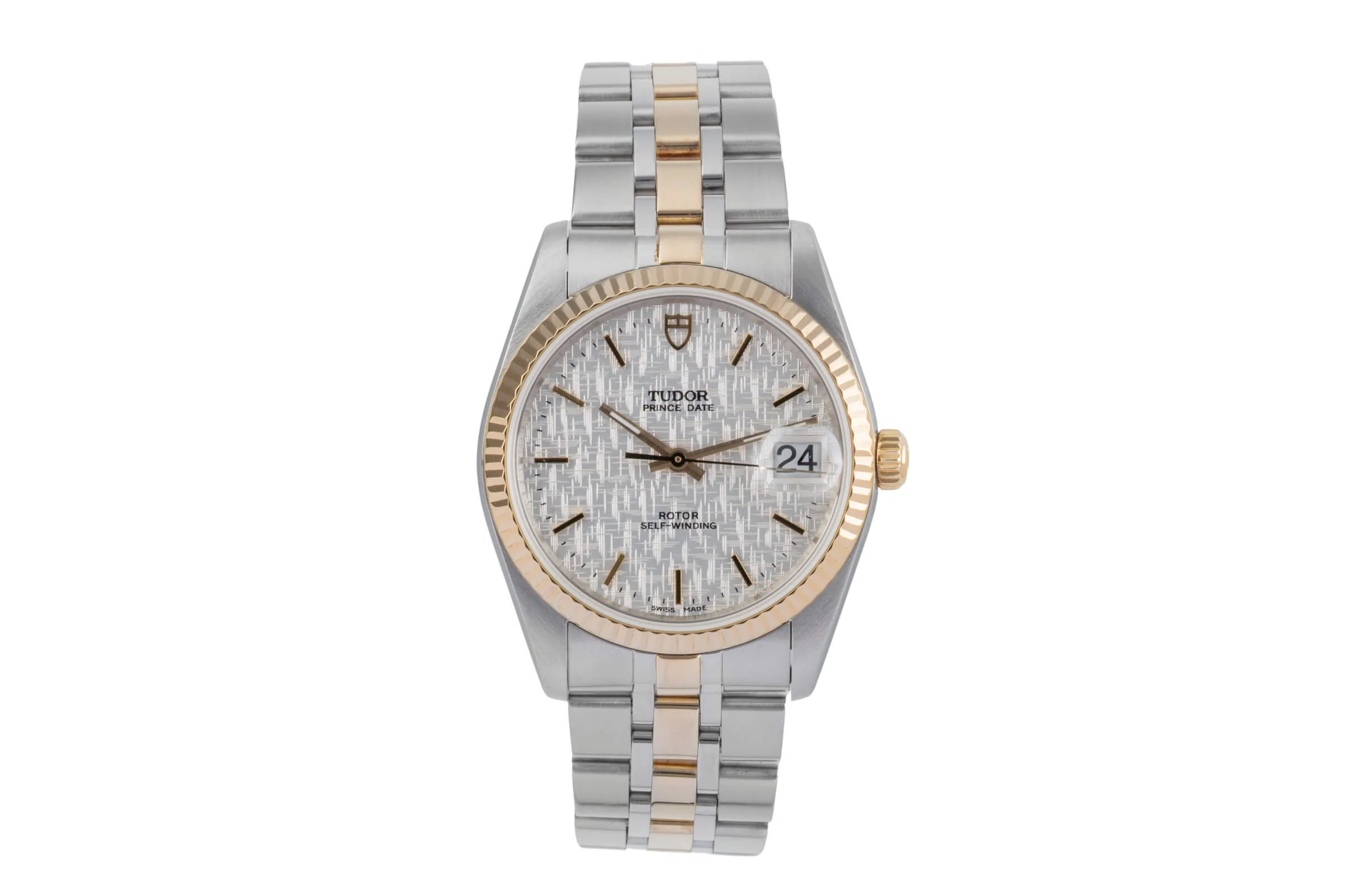 Tudor Prince Date steel / gold automatic men's watch 74033  [2500402] - Image 5