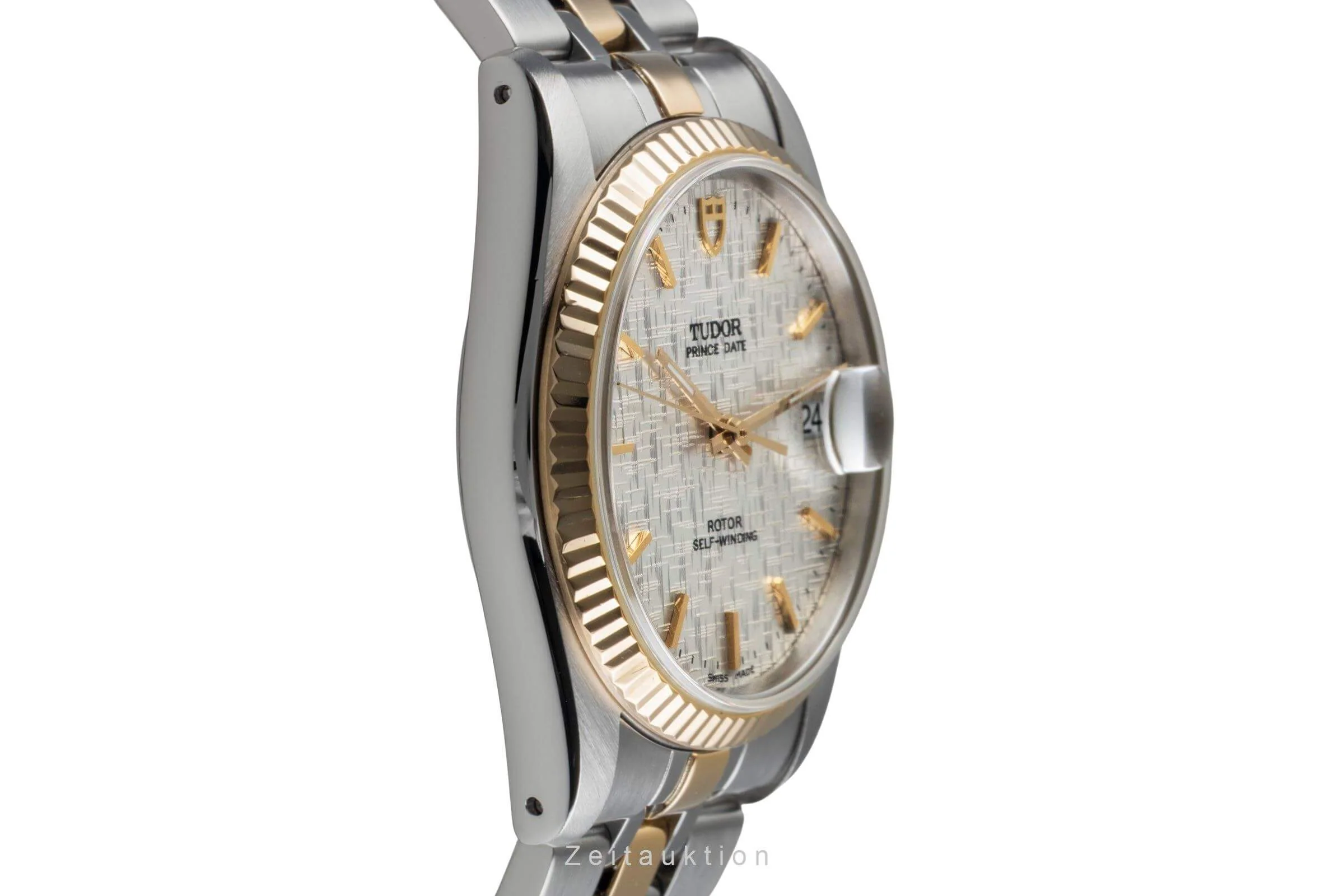 Tudor Prince Date steel / gold automatic men's watch 74033  [2500402] - Image 8