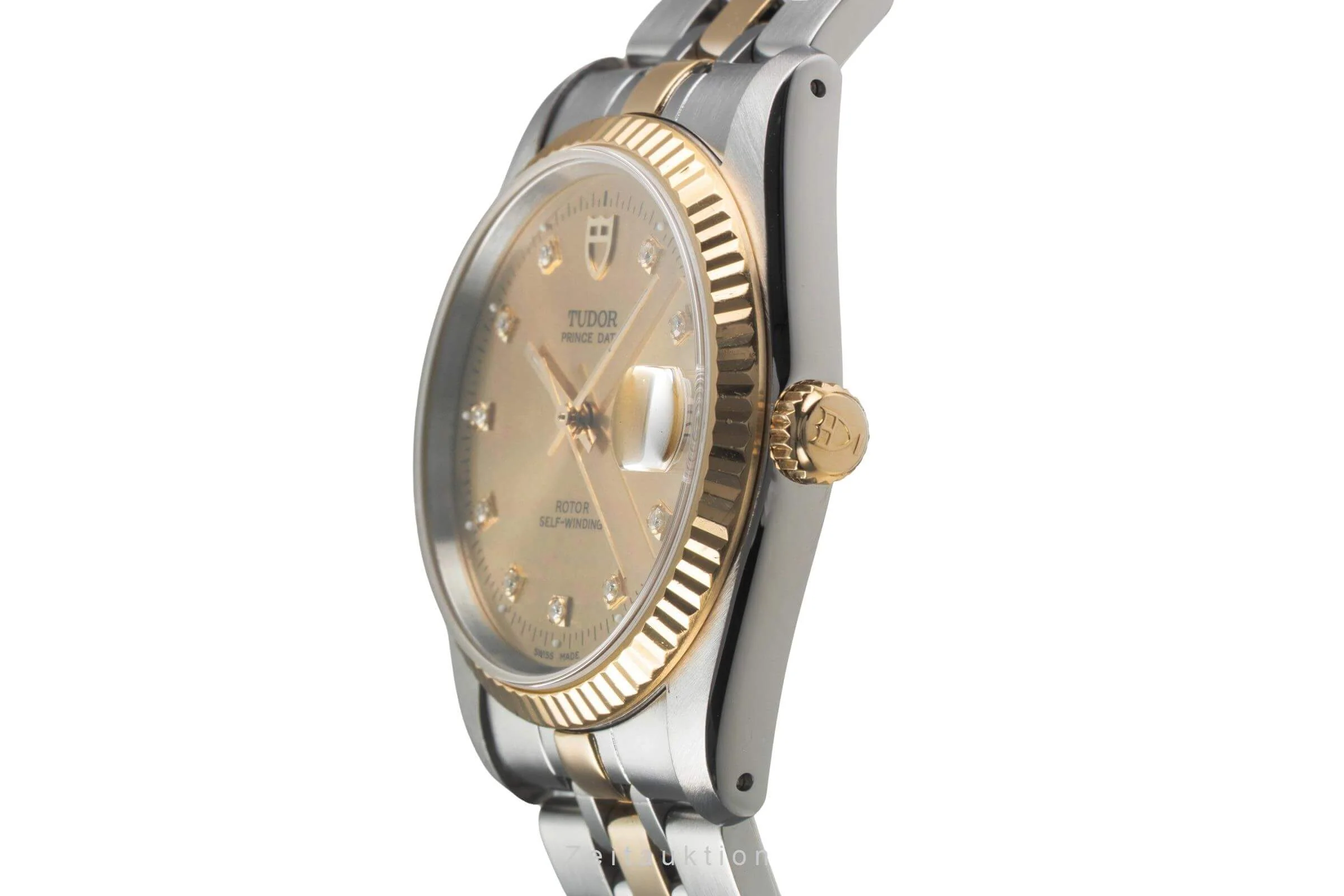 Tudor Prince Date steel / gold automatic men's watch 74033  [2501278] - Image 7