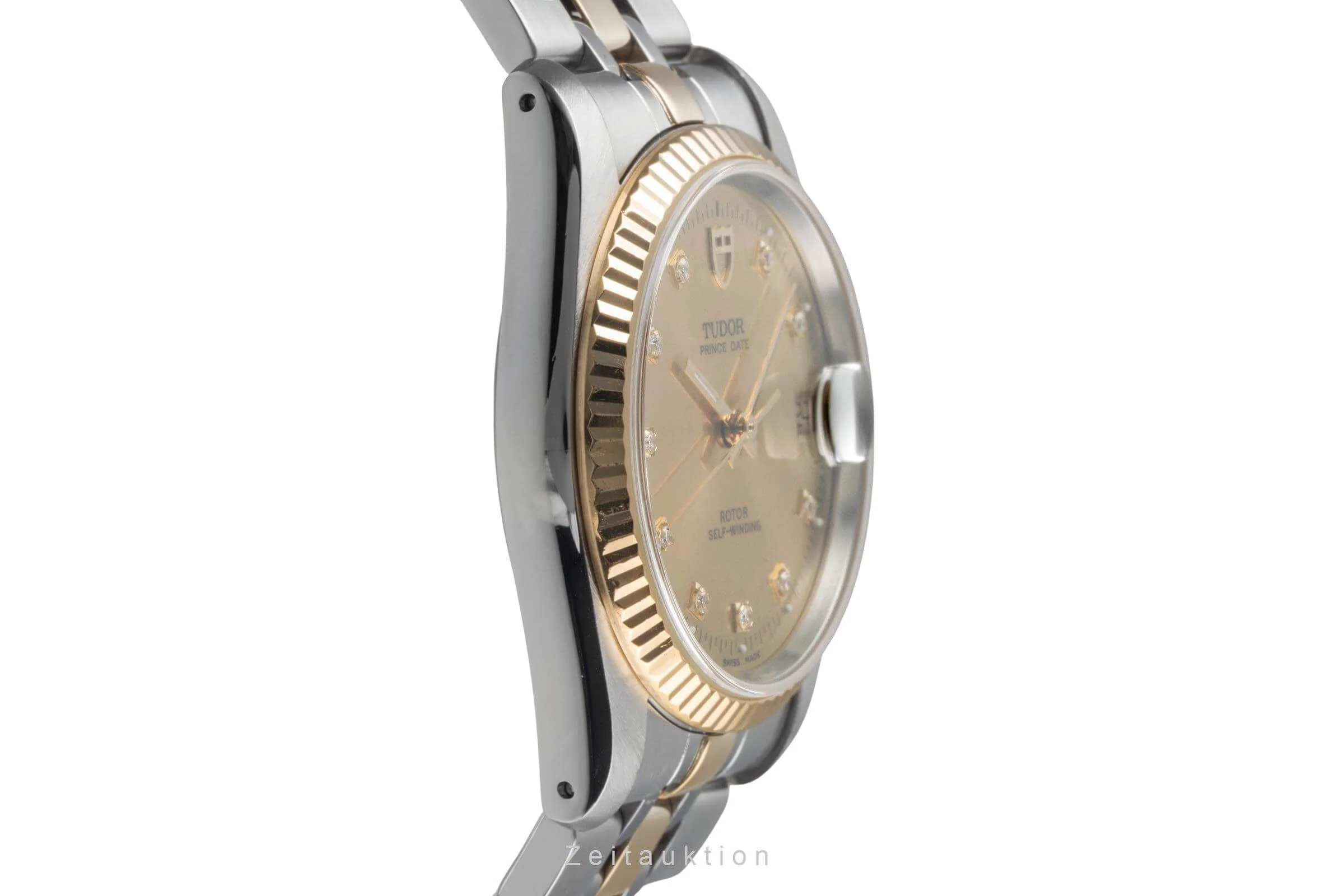 Tudor Prince Date steel / gold automatic men's watch 74033  [2501278] - Image 8