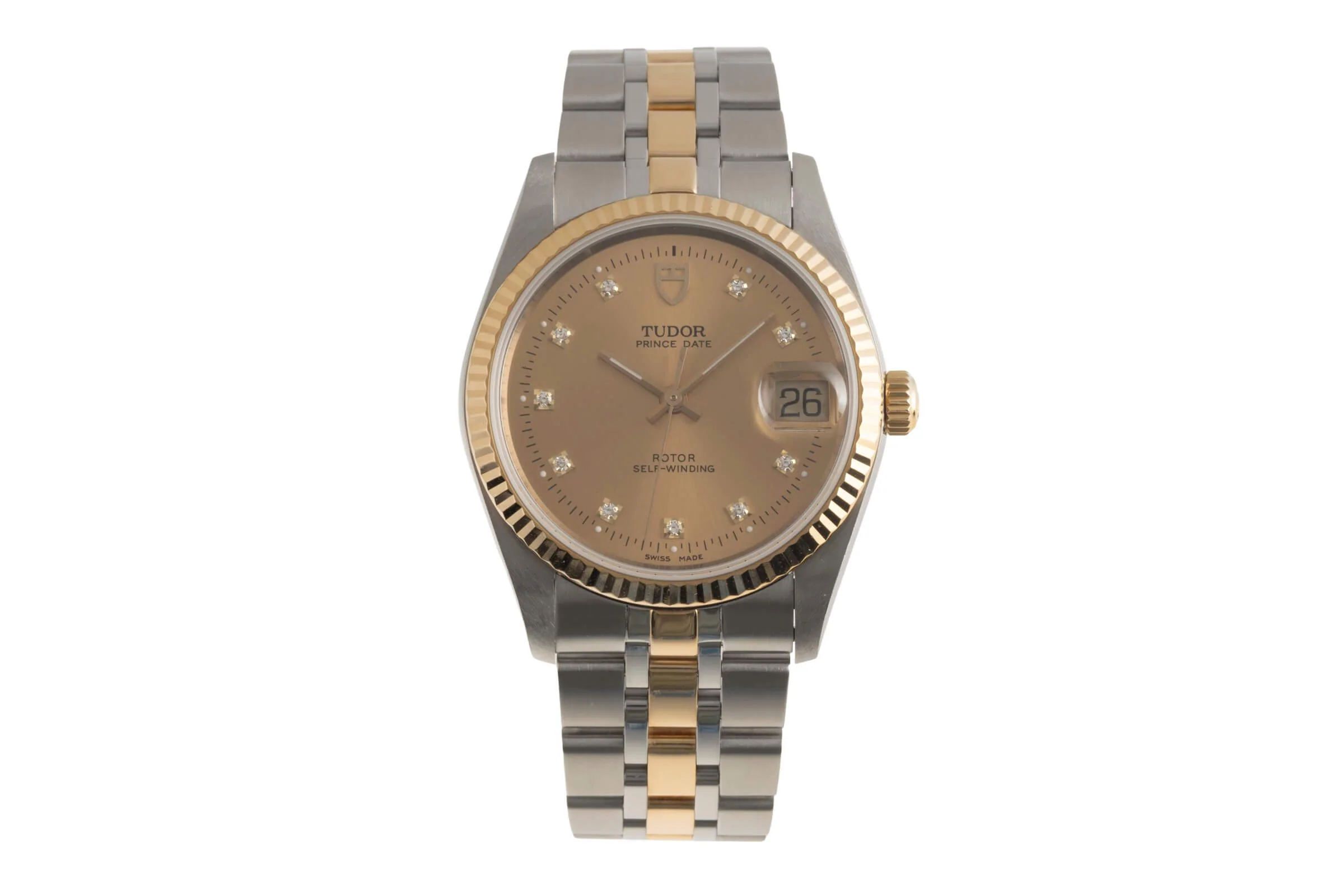 Tudor Prince Date steel / gold automatic men's watch 74033  [2501279] - Image 5