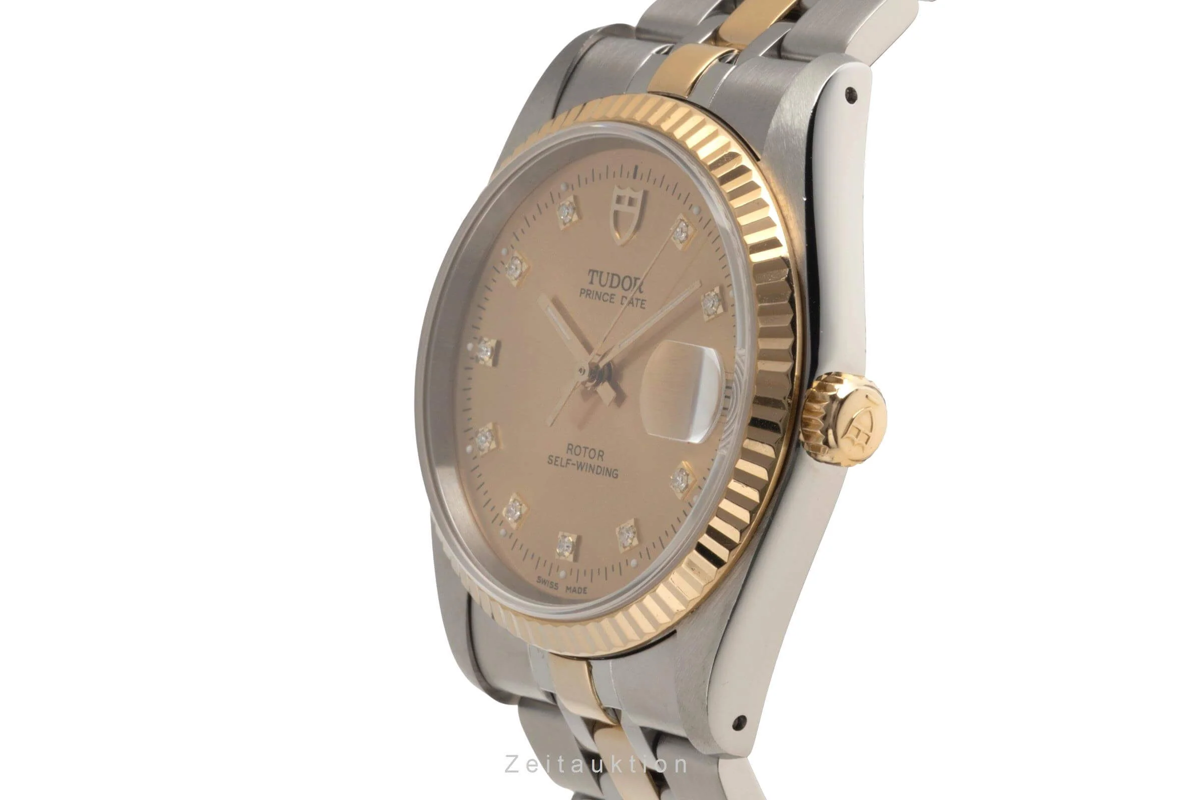 Tudor Prince Date steel / gold automatic men's watch 74033  [2501279] - Image 7