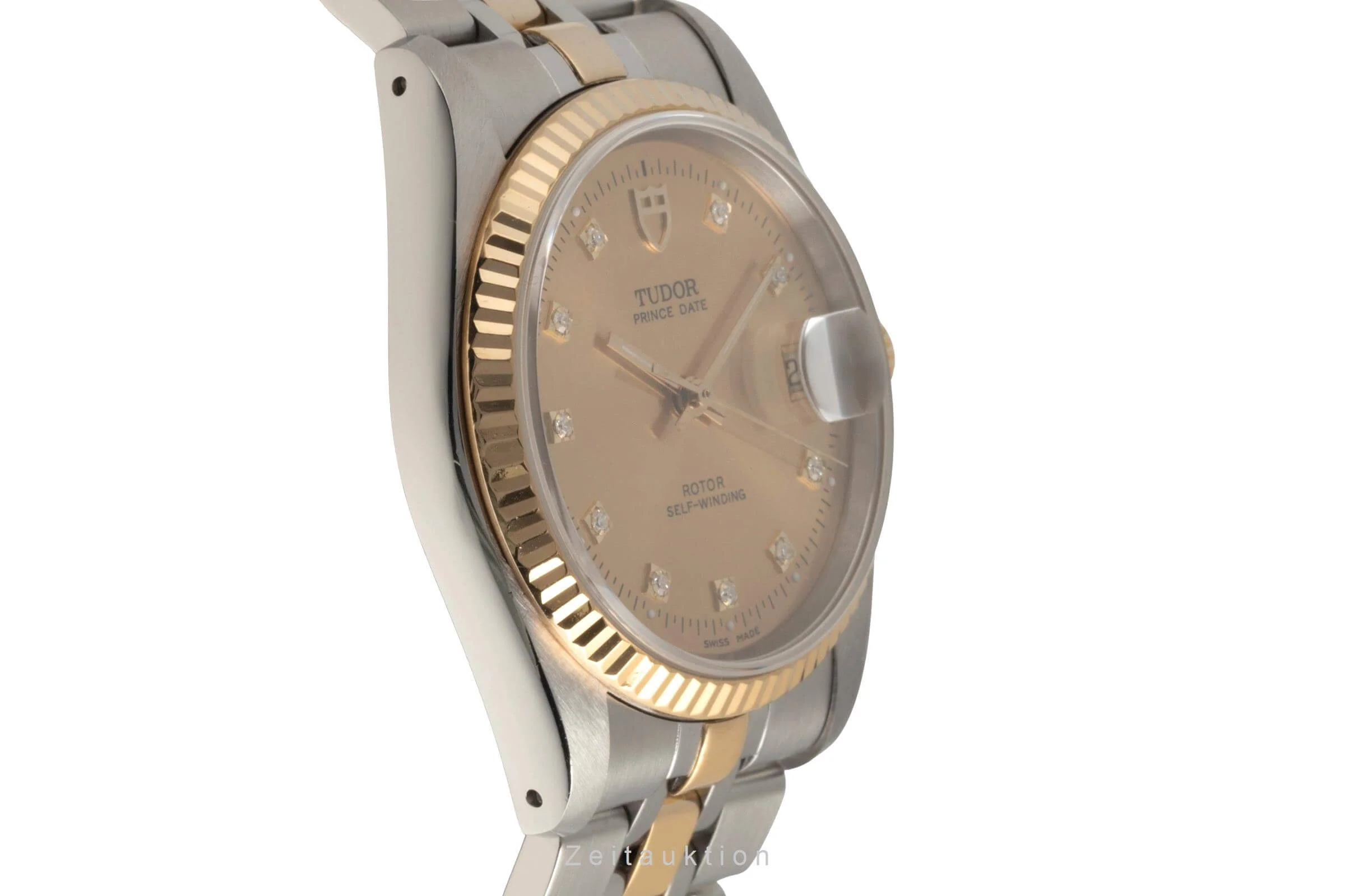 Tudor Prince Date steel / gold automatic men's watch 74033  [2501279] - Image 8