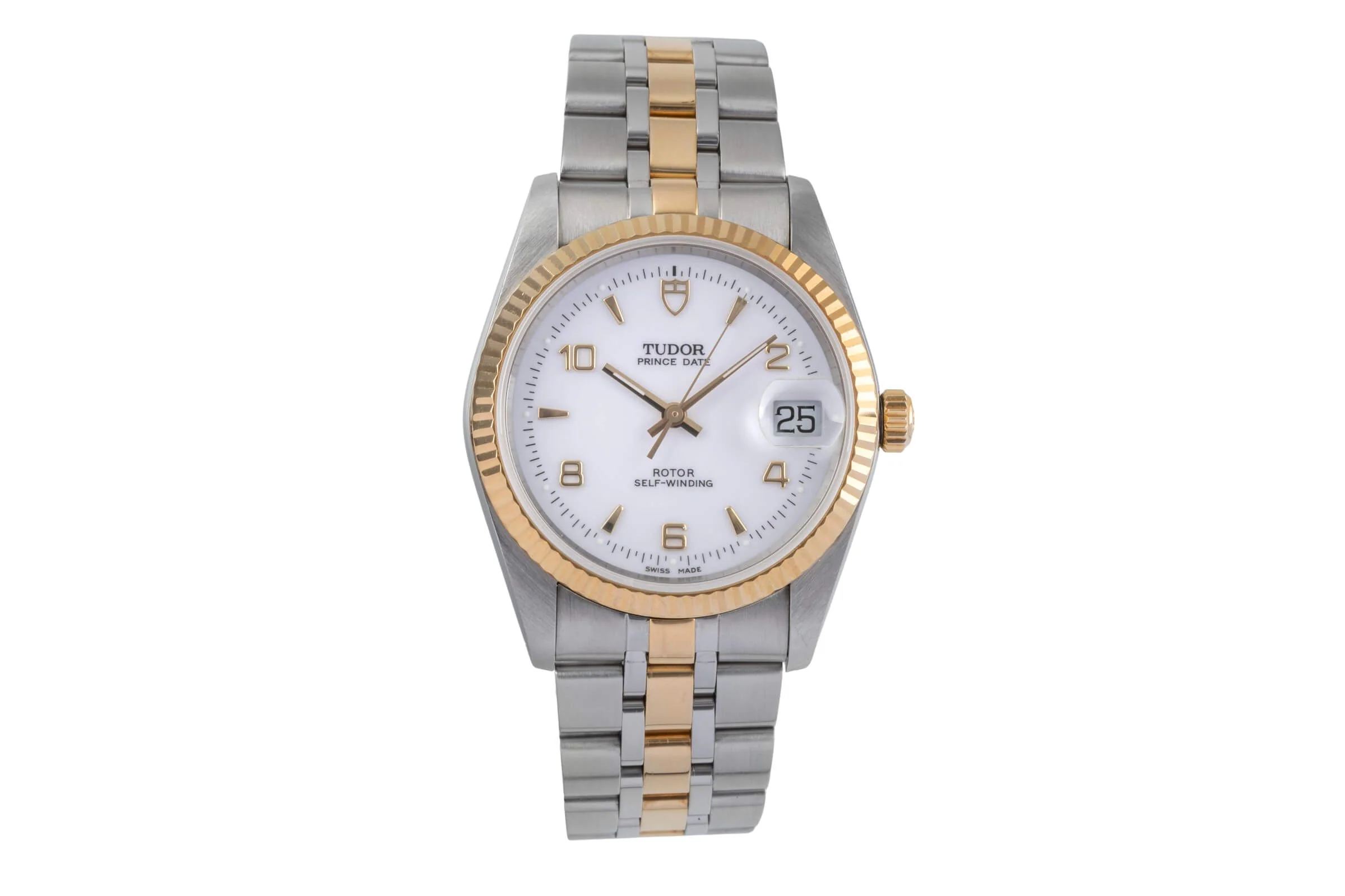 Tudor Prince Date steel / gold automatic men's watch 74033  [2501457] - Image 5