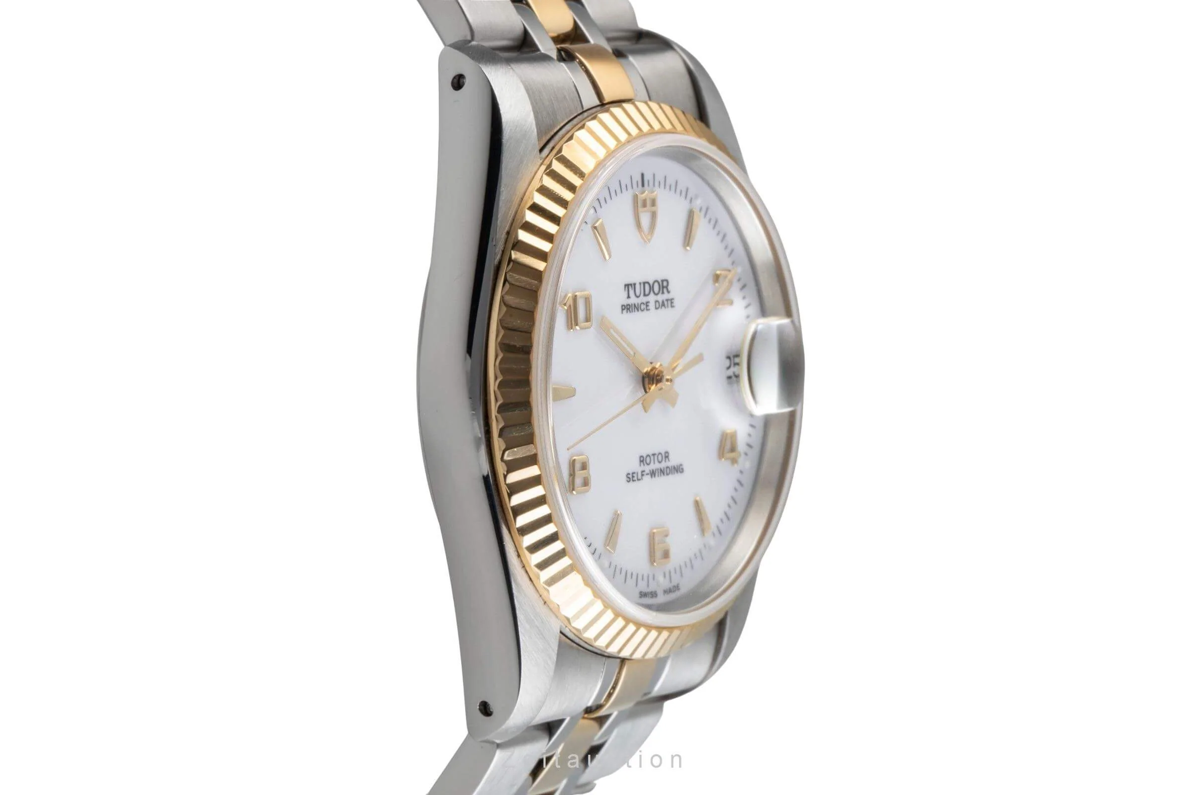 Tudor Prince Date steel / gold automatic men's watch 74033  [2501457] - Image 8