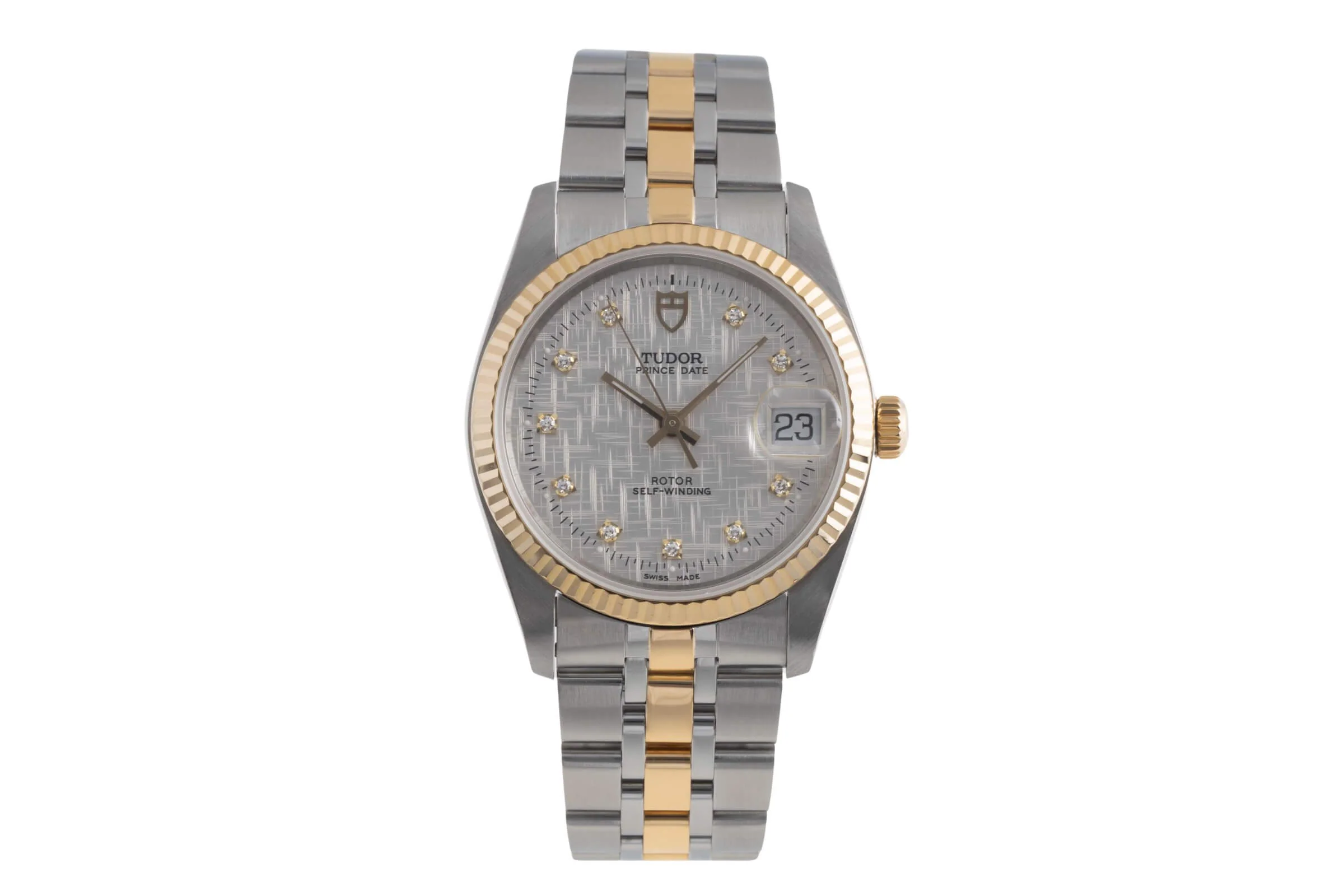 Tudor Prince Date steel / gold automatic men's watch 74033  [2501856] - Image 5