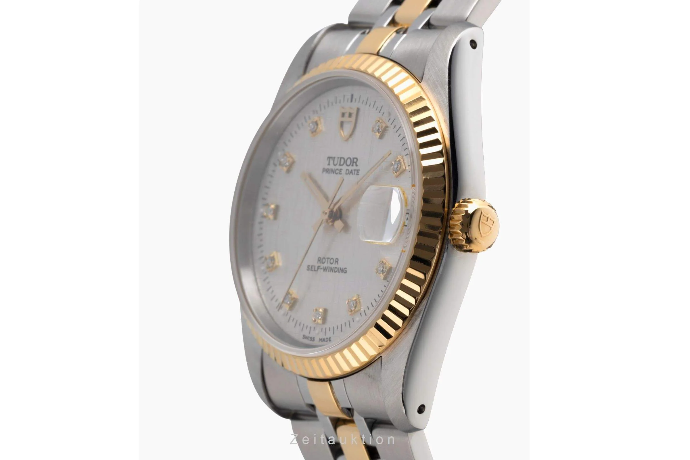 Tudor Prince Date steel / gold automatic men's watch 74033  [2501856] - Image 7
