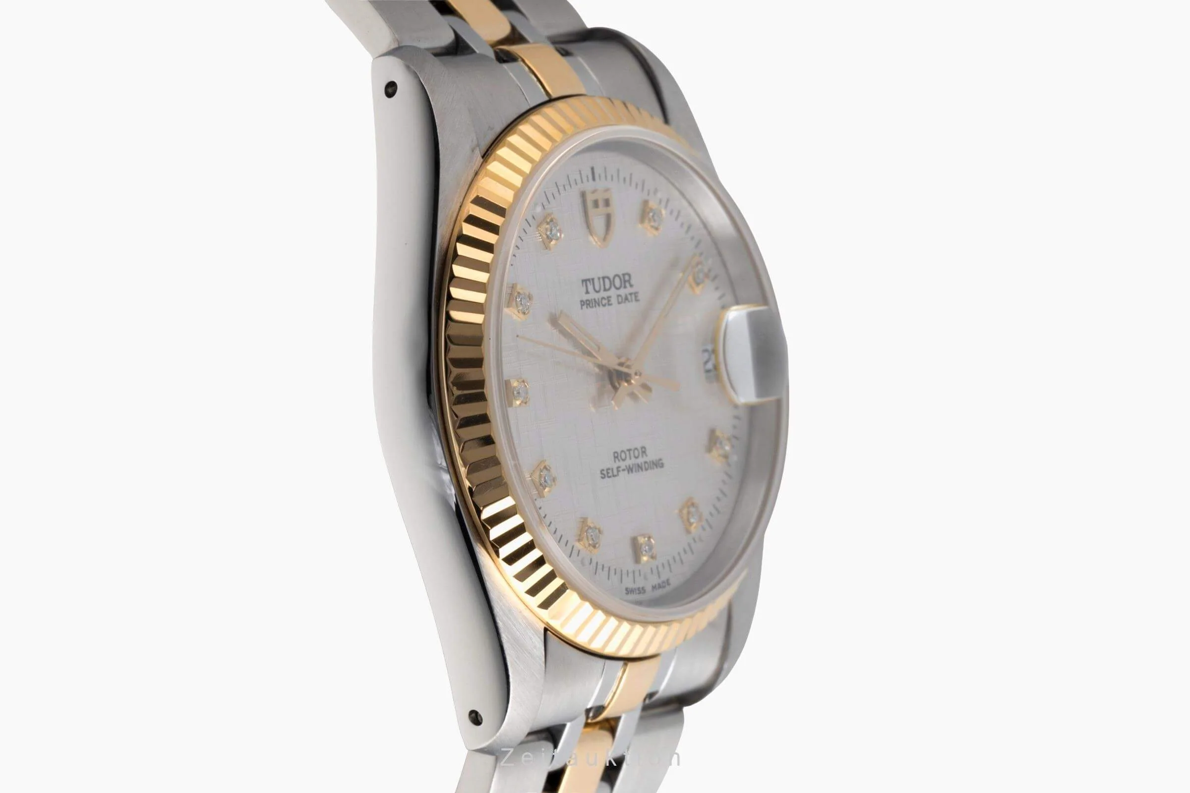 Tudor Prince Date steel / gold automatic men's watch 74033  [2501856] - Image 8