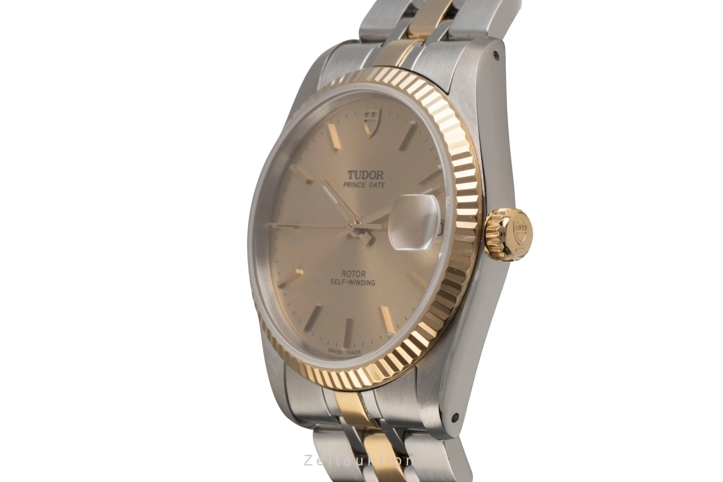 Tudor Prince Date steel / gold automatic men's watch 74033  [2501857] - Image 7
