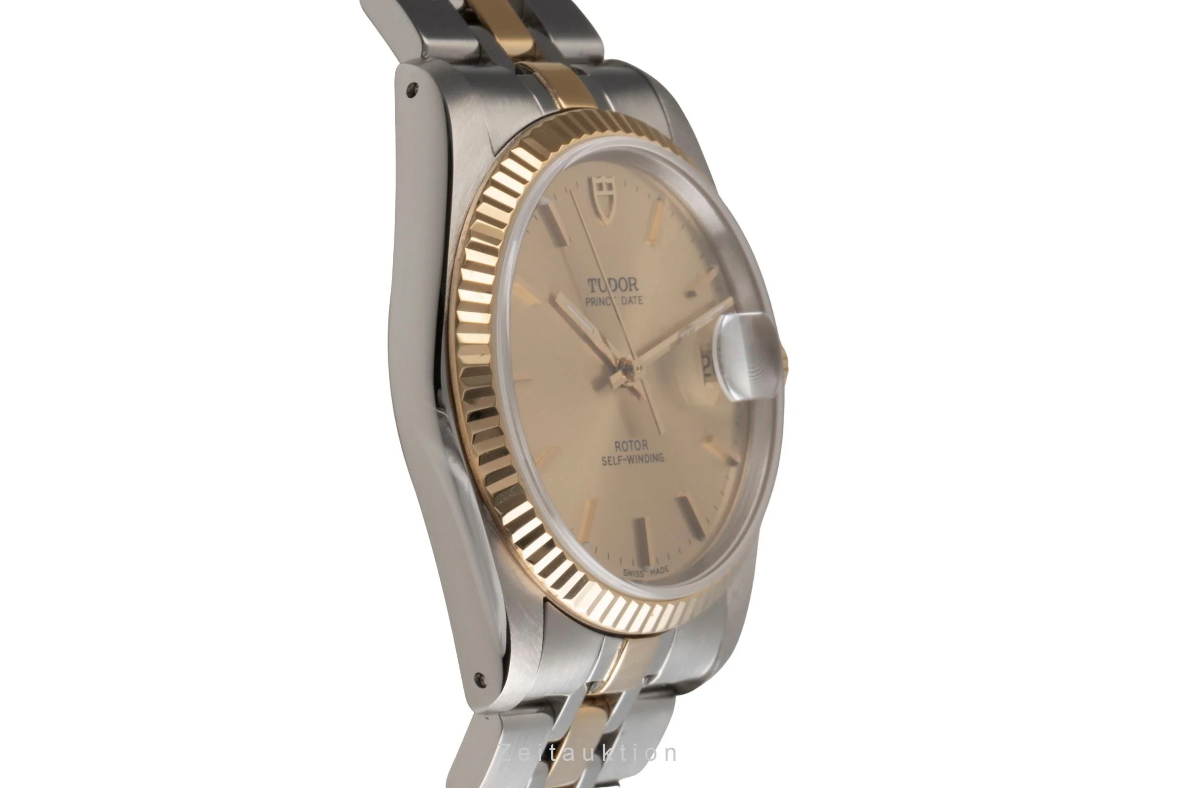 Tudor Prince Date steel / gold automatic men's watch 74033  [2501857] - Image 8
