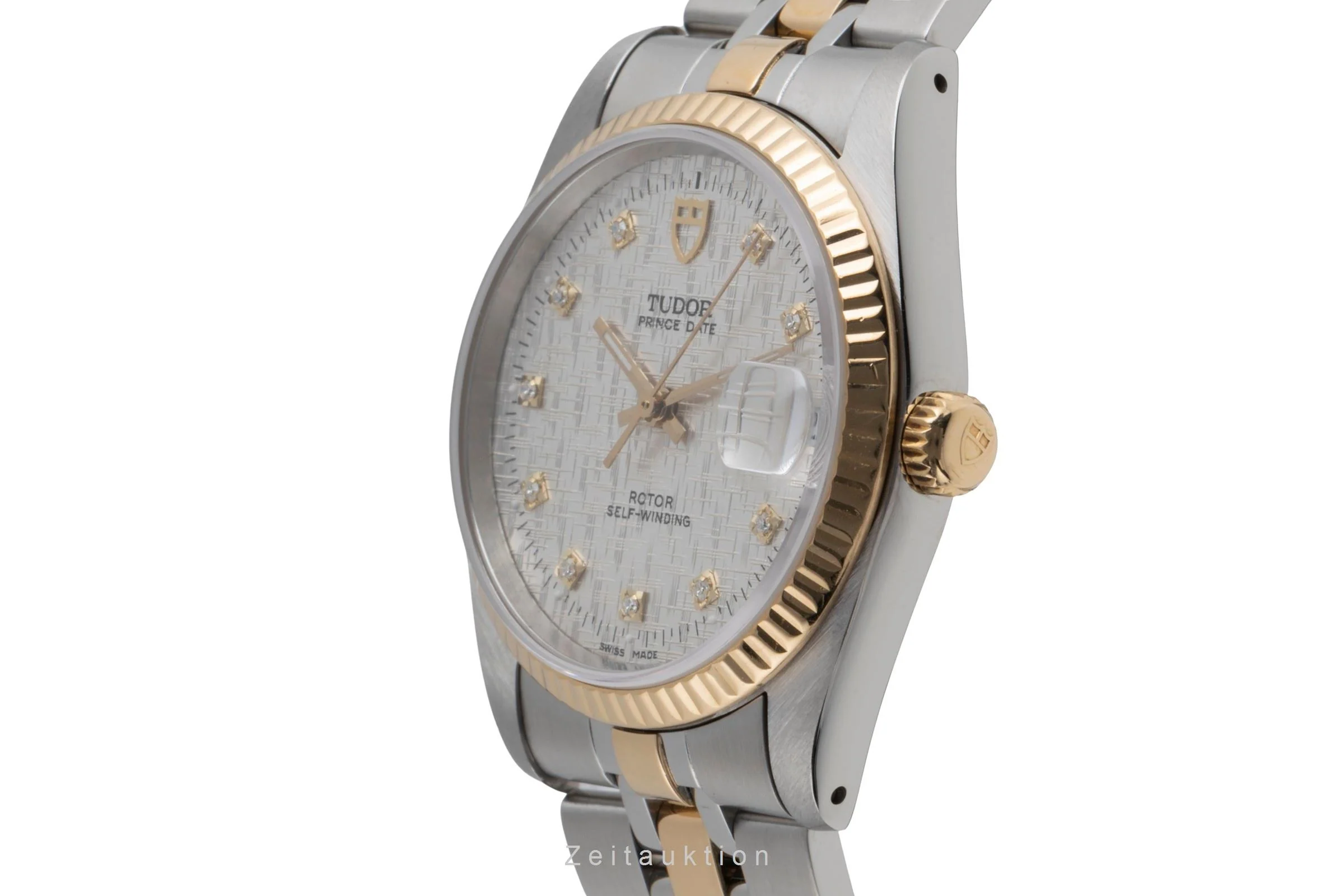 Tudor Prince Date steel / gold automatic men's watch 74033  [2502645] - Image 7