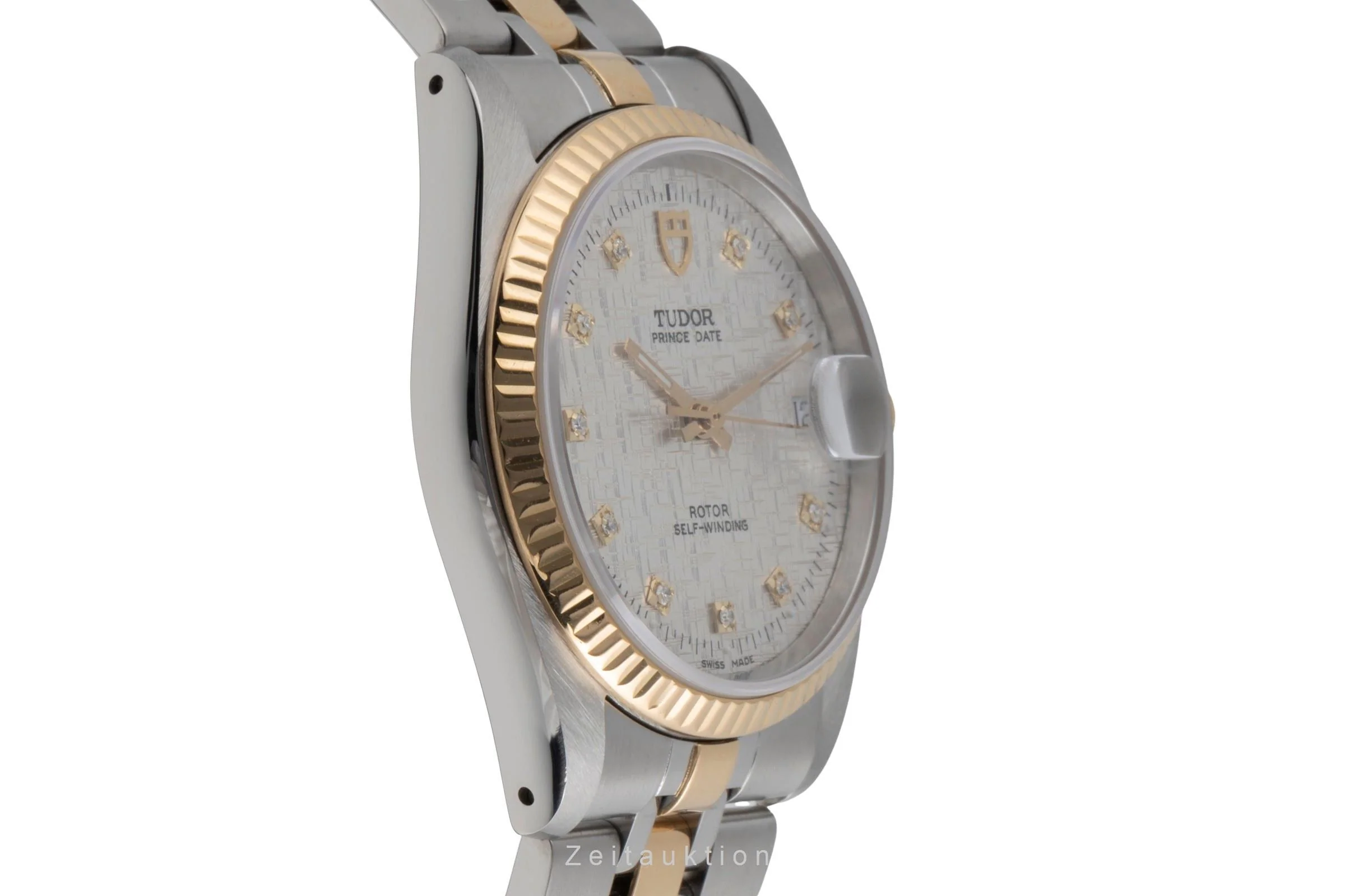 Tudor Prince Date steel / gold automatic men's watch 74033  [2502645] - Image 8