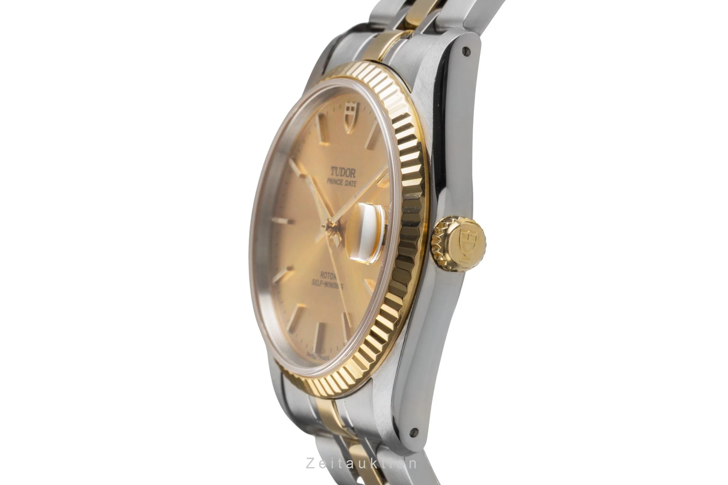 Tudor Prince Date steel / gold automatic men's watch 74033  [2502646] - Image 7