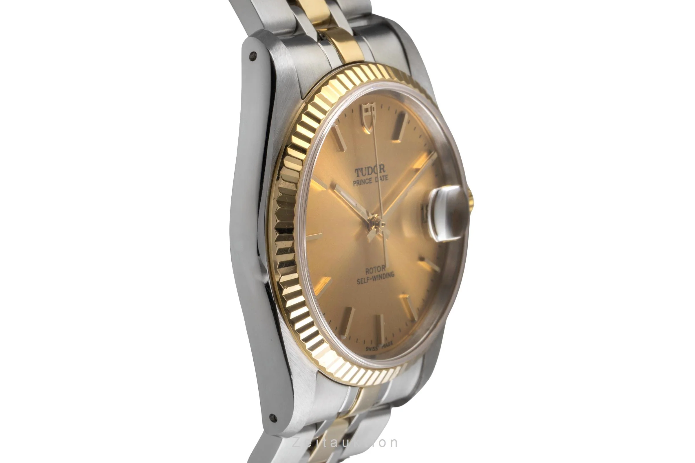 Tudor Prince Date steel / gold automatic men's watch 74033  [2502646] - Image 8
