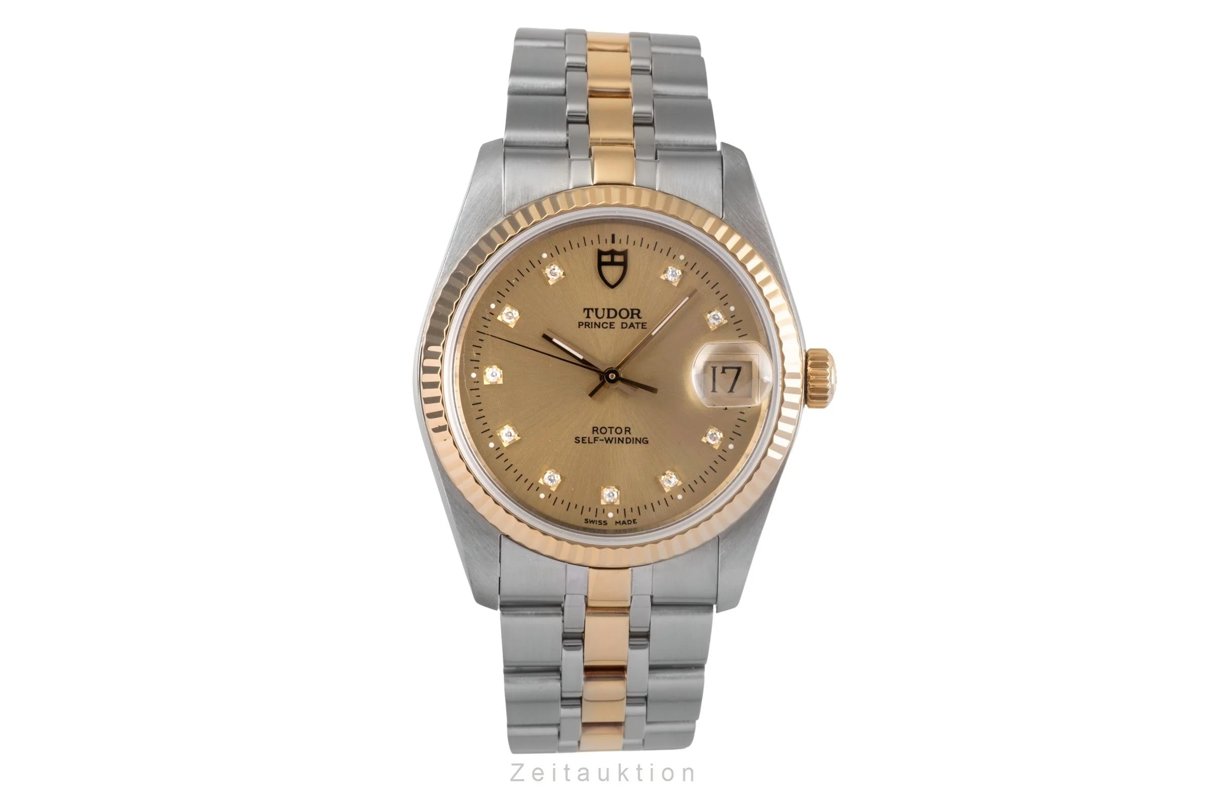Tudor Prince Date steel / gold automatic men's watch 74033  [2503108] - Image 5